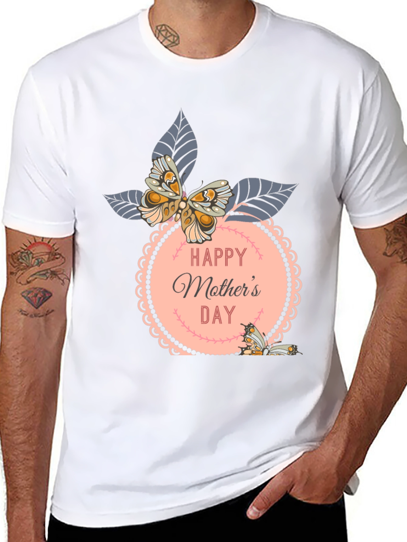 Happy Mothers Day Butterfly T-Shirt
