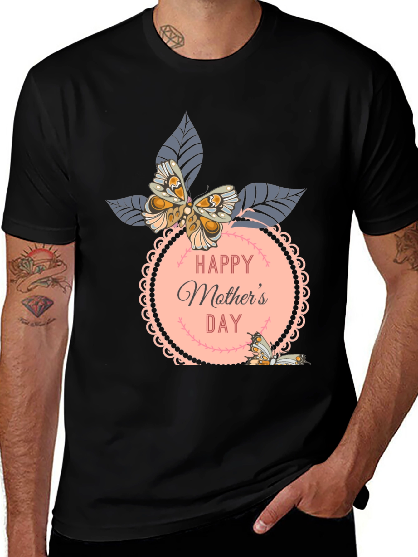 Happy Mothers Day Butterfly T-Shirt