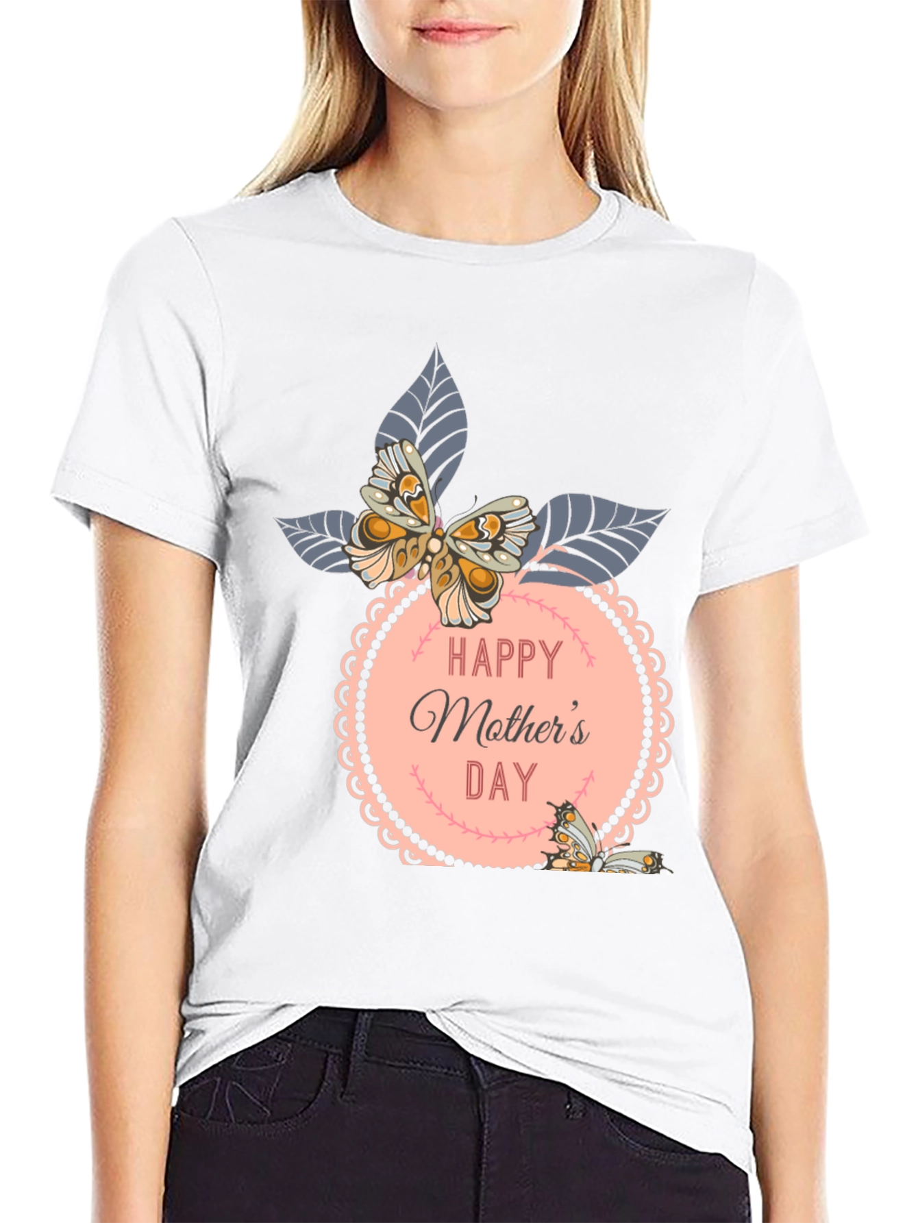 Happy Mothers Day Butterfly T-Shirt
