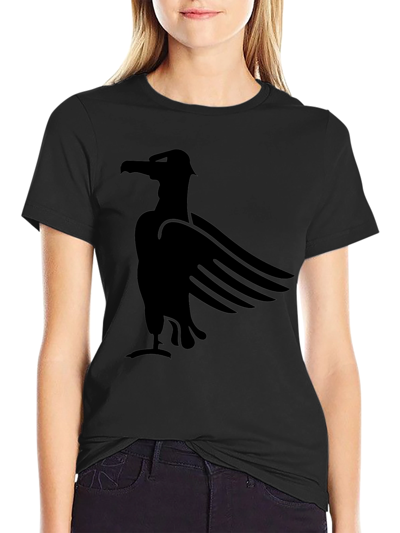 Raven Graphic Tee - Mens Black T-Shirt