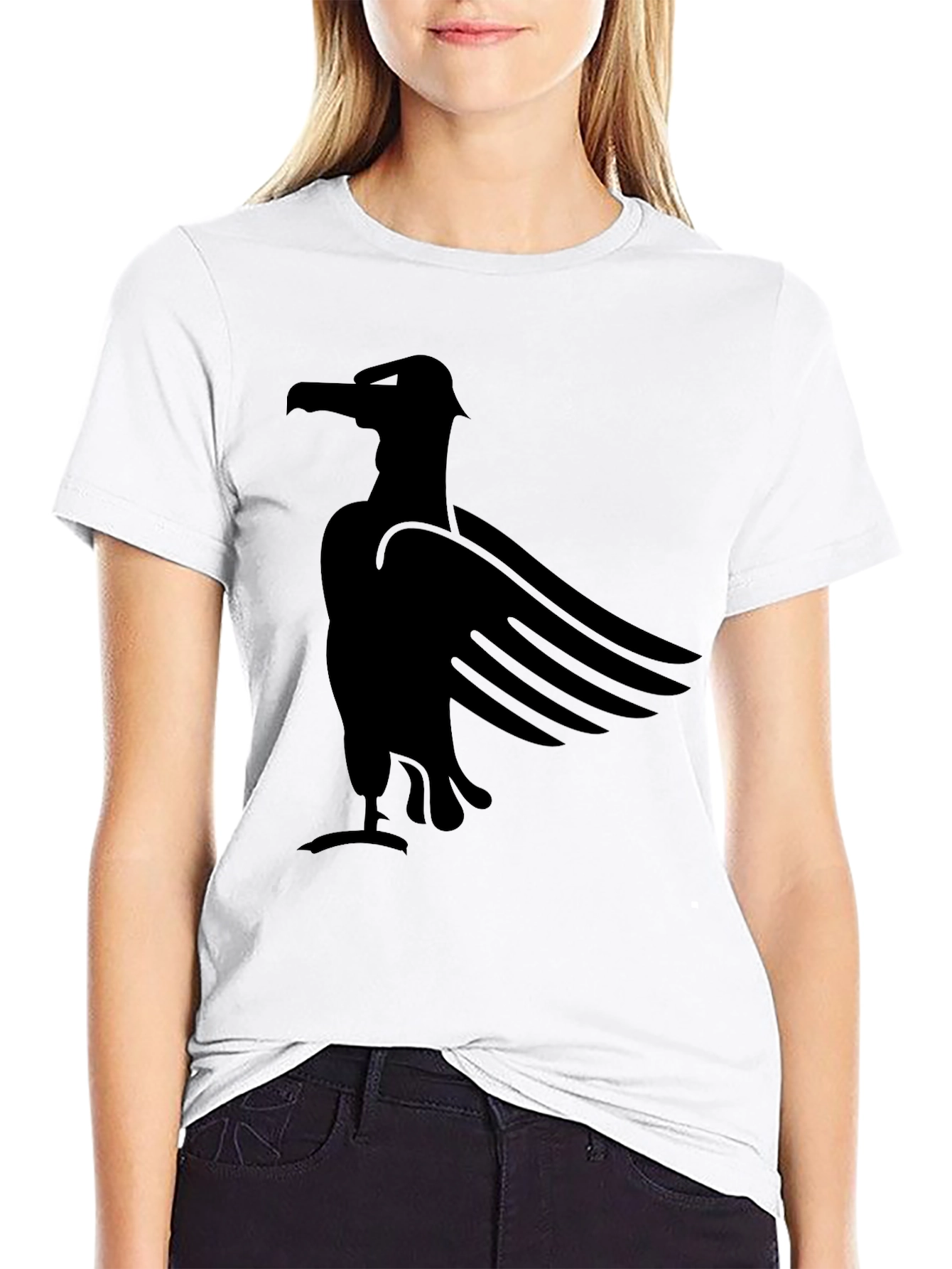 Raven Graphic Tee - Mens Black T-Shirt