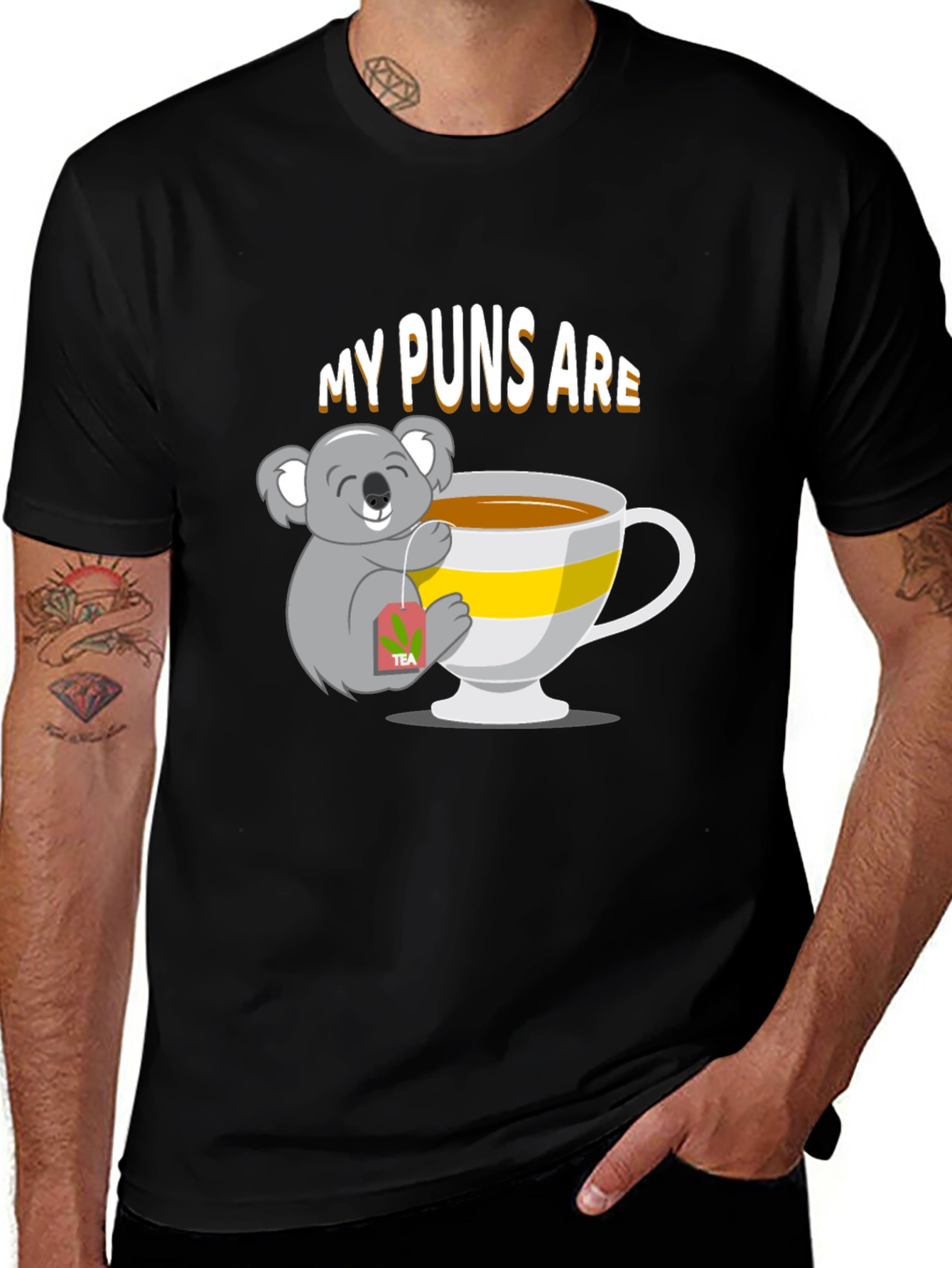 Koala Tea Puns T-Shirt