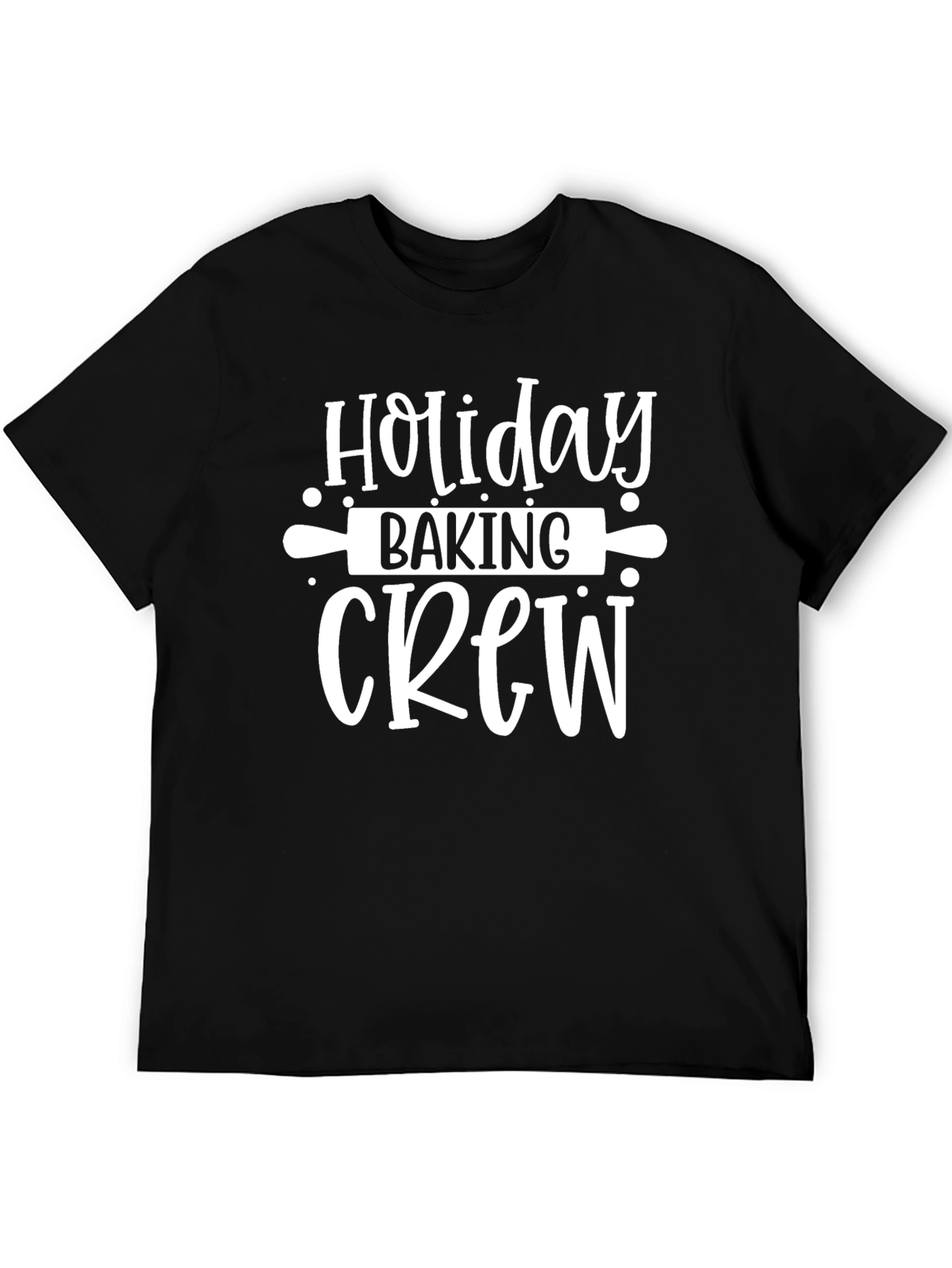 Holiday Baking Crew Black T-Shirt