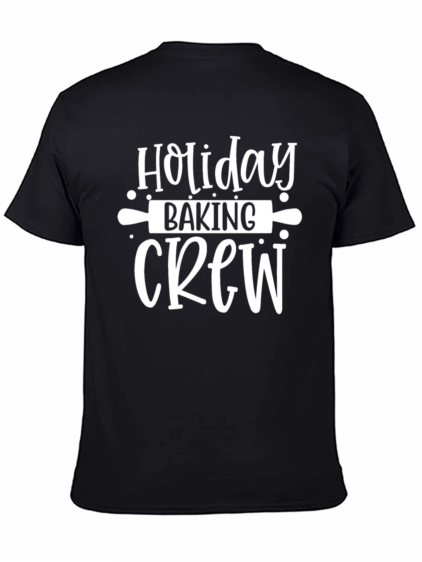 Holiday Baking Crew Black T-Shirt