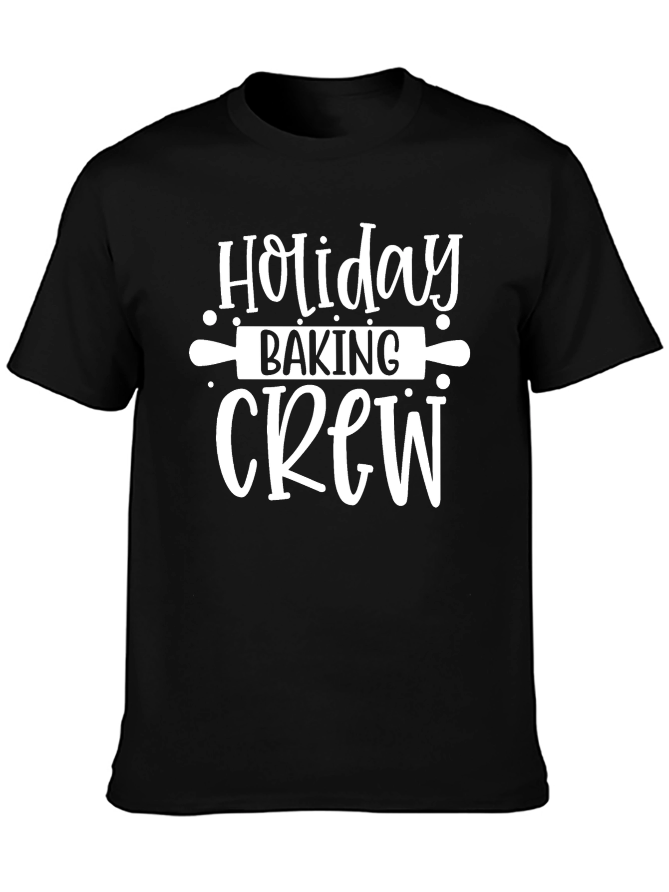 Holiday Baking Crew Black T-Shirt