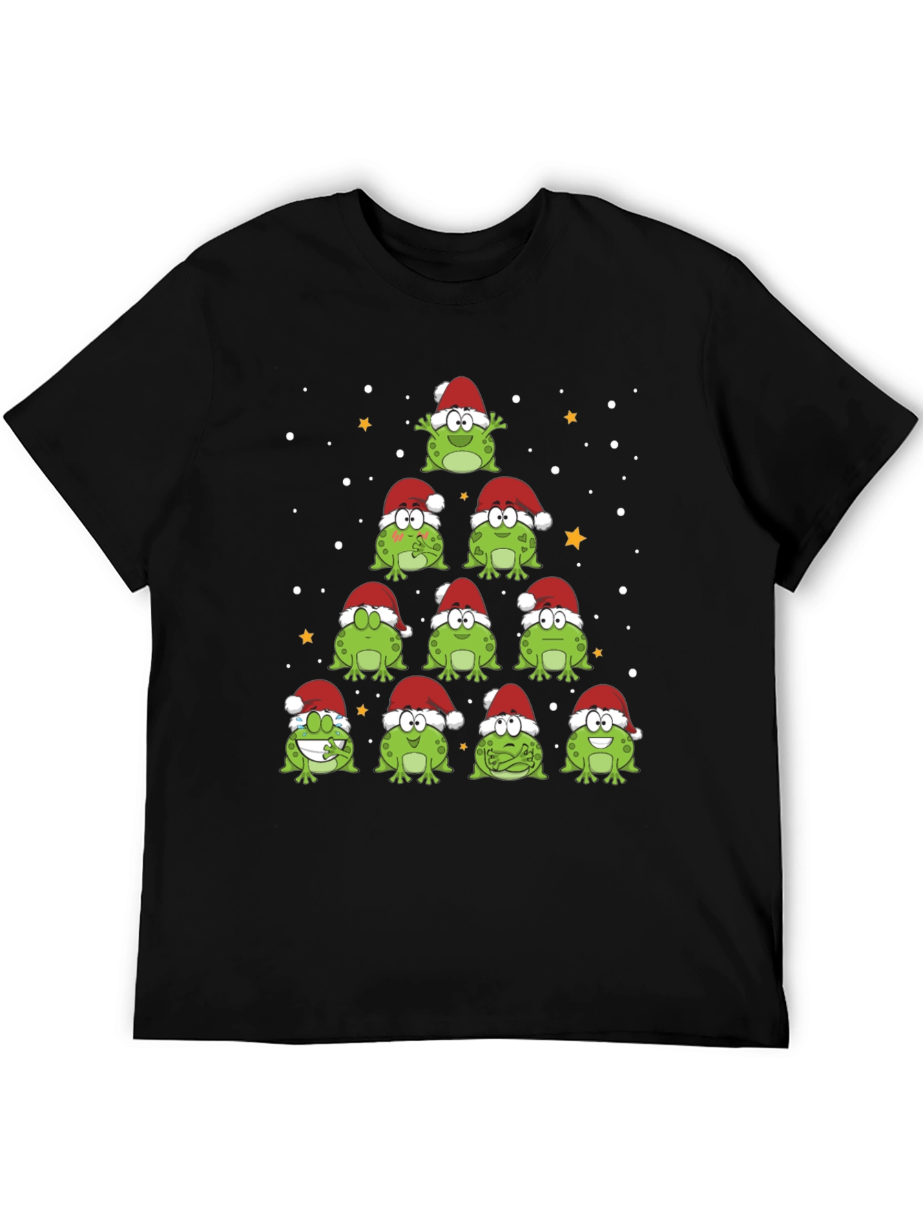 Festive Frog Christmas Tree T-Shirt