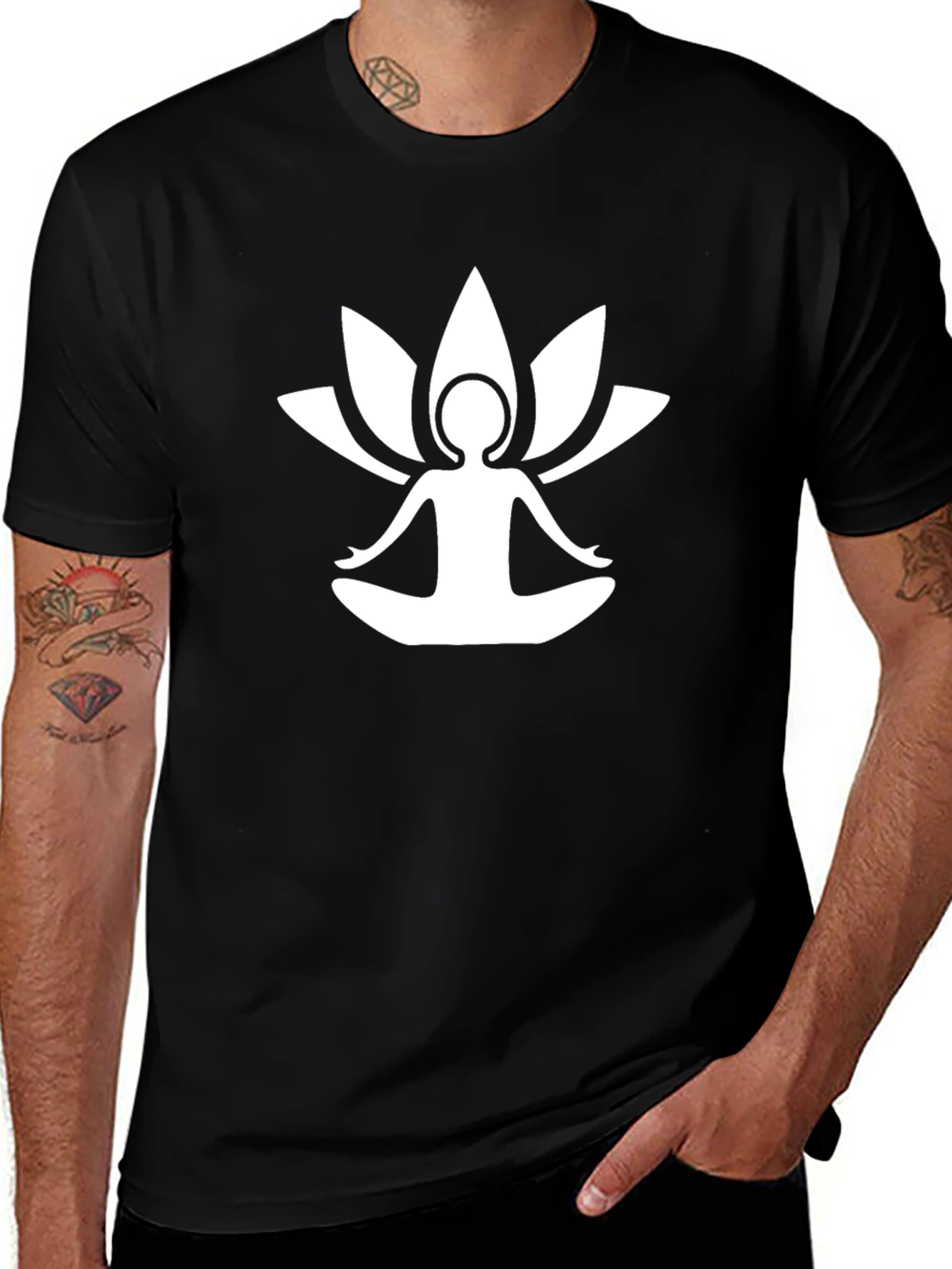 Lotus Meditation T-Shirt - Yoga Style