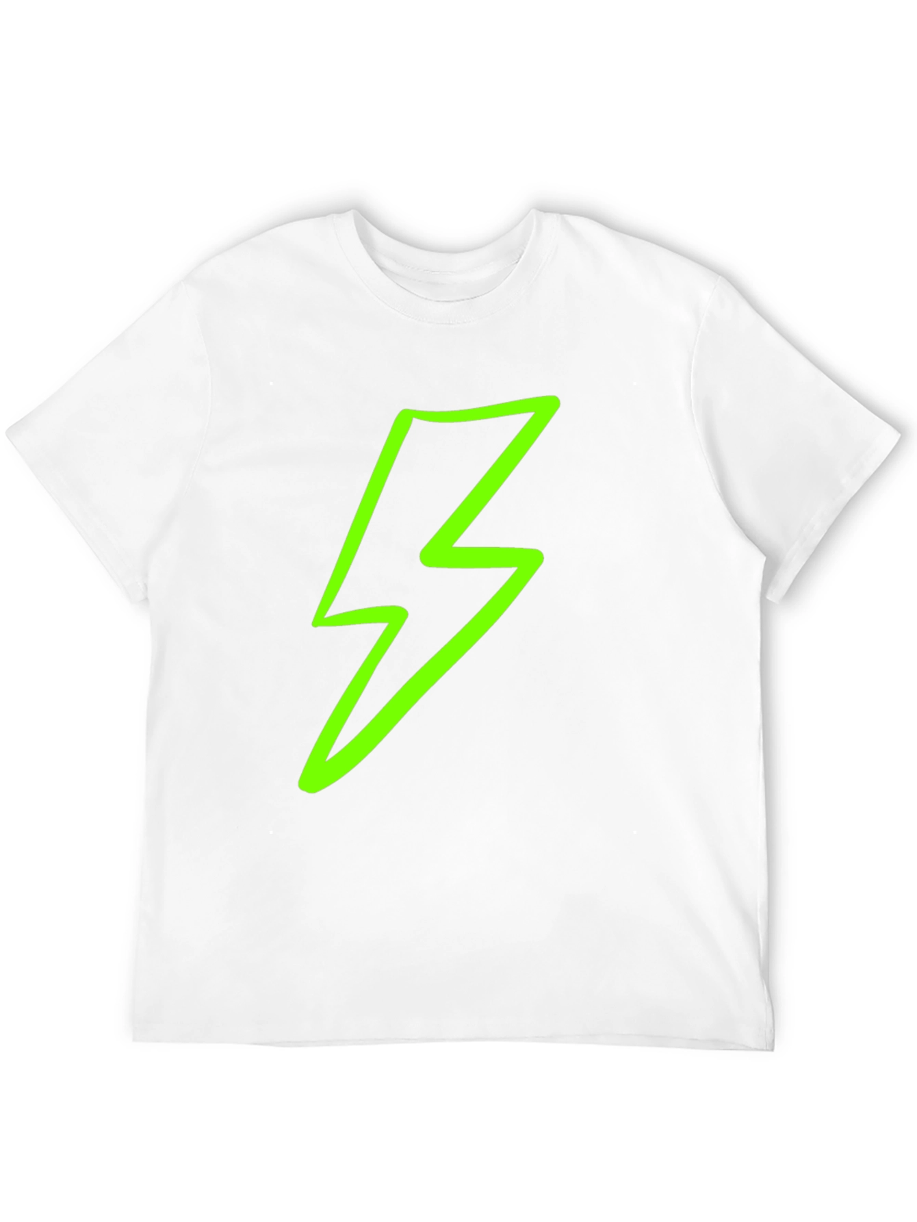 Lightning Bolt Graphic Tee - Black