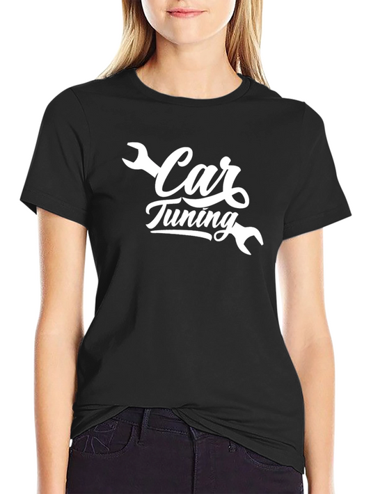 Car Tuning Black T-Shirt - Mechanic Auto Enthusiast Apparel