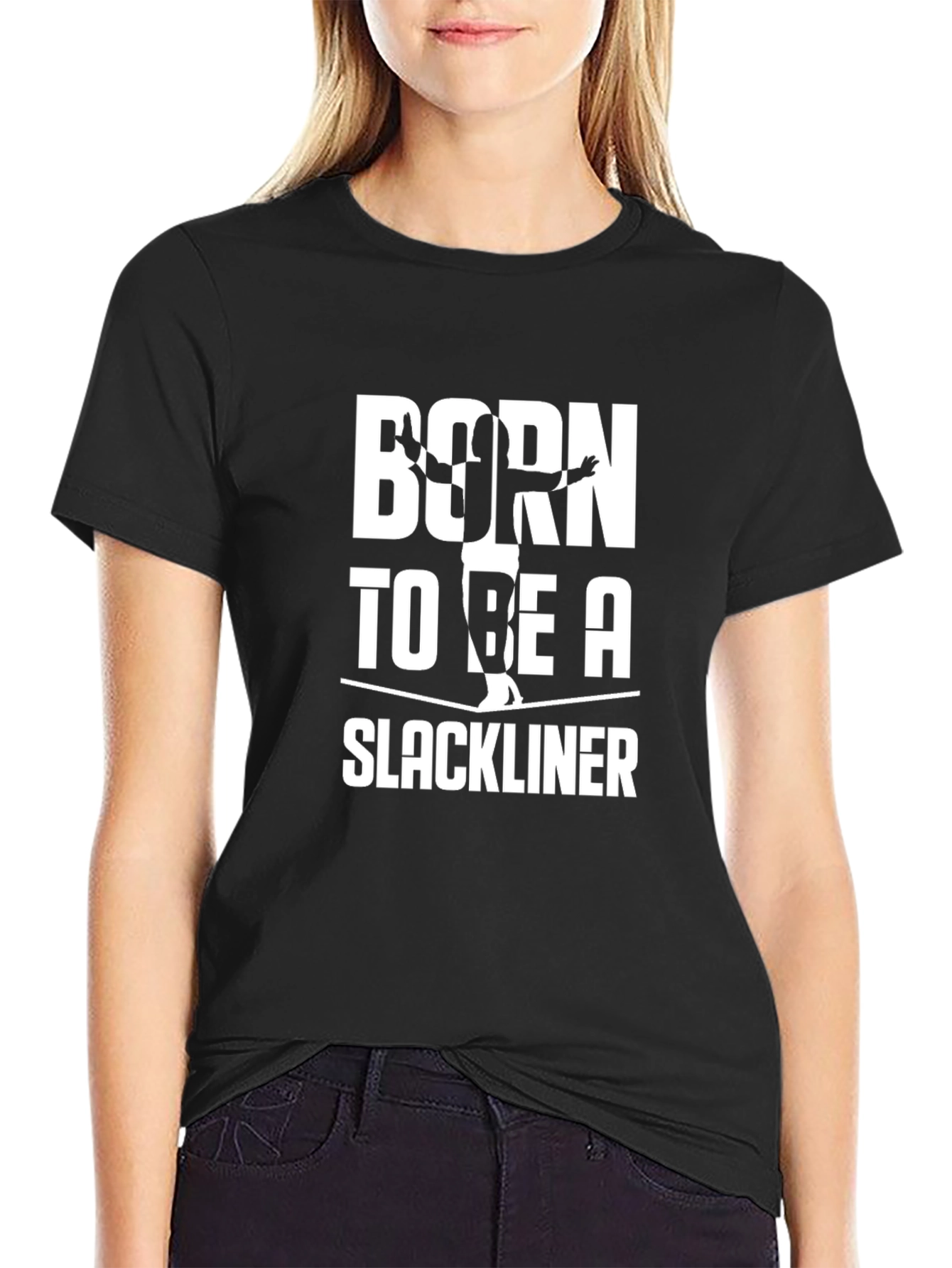 Born to be a Slackliner Graphic T-Shirt