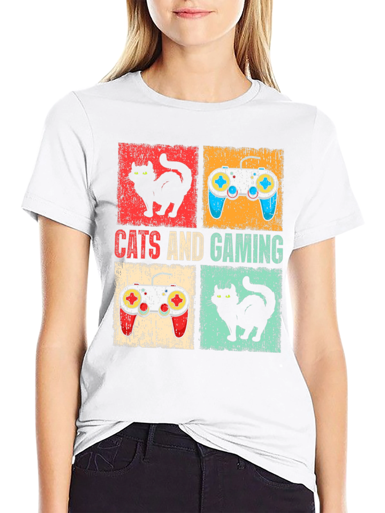 Cats and Gaming T-Shirt