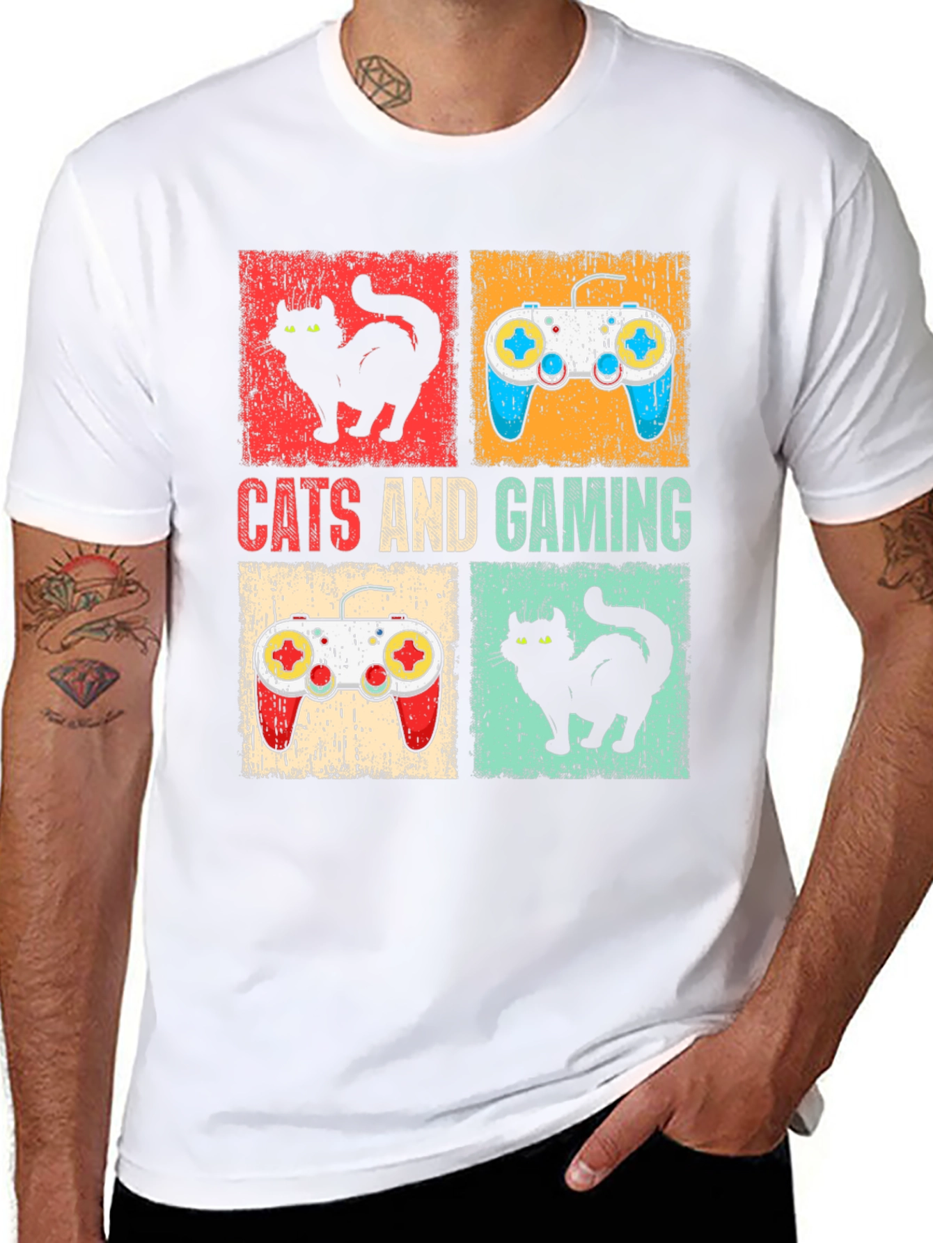 Cats and Gaming T-Shirt