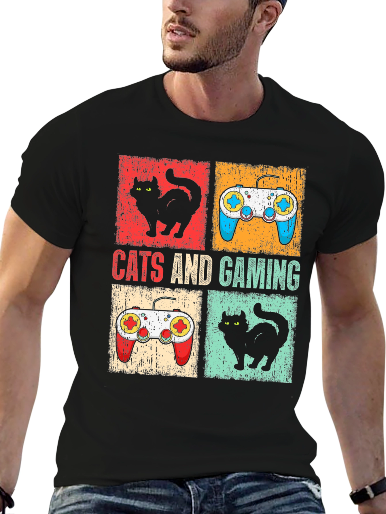 Cats and Gaming T-Shirt