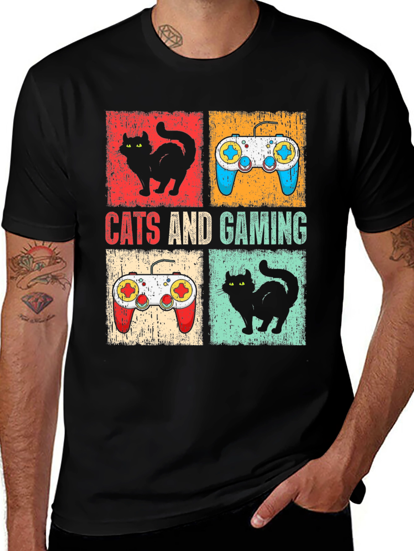 Cats and Gaming T-Shirt