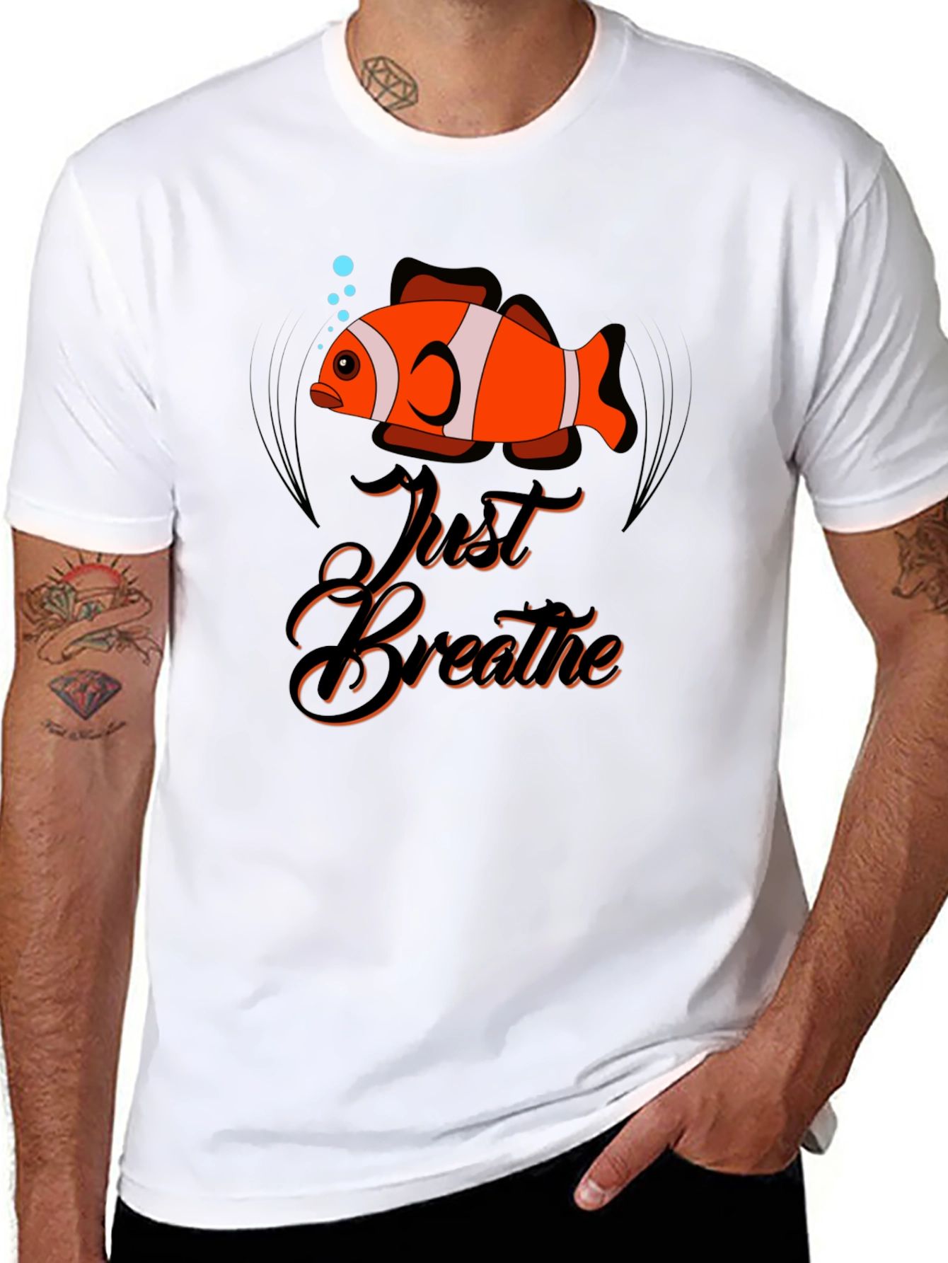 Just Breathe Nemo Graphic T-Shirt