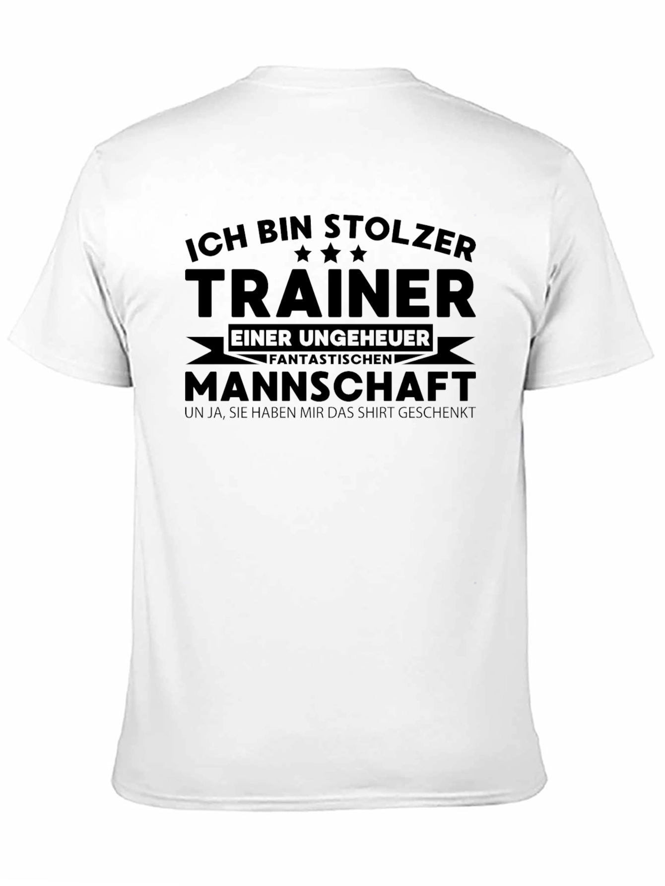 Proud Trainer T-Shirt - German Text Design
