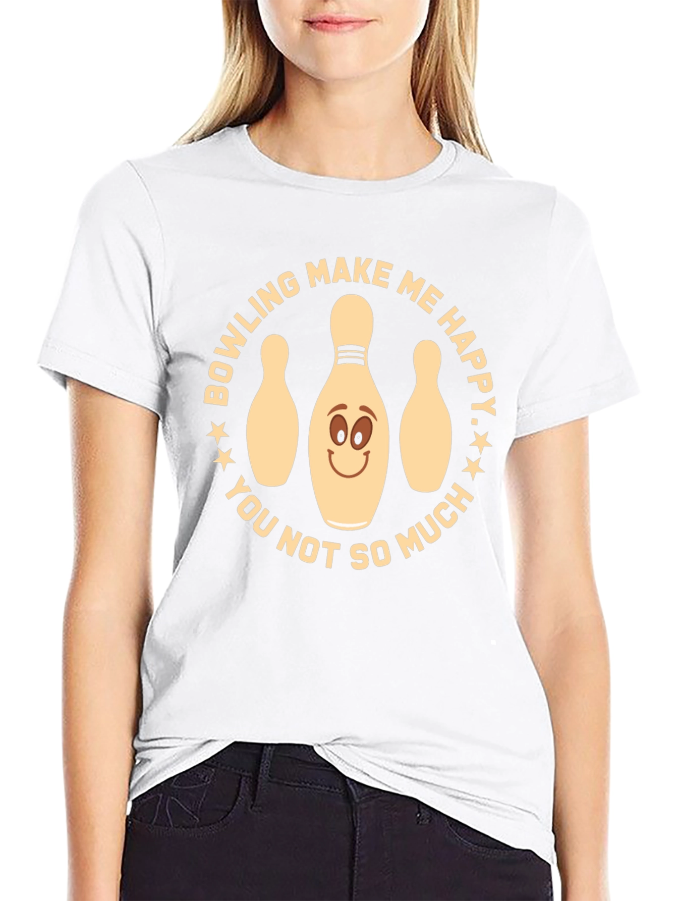 Bowling Makes Me Happy T-Shirt