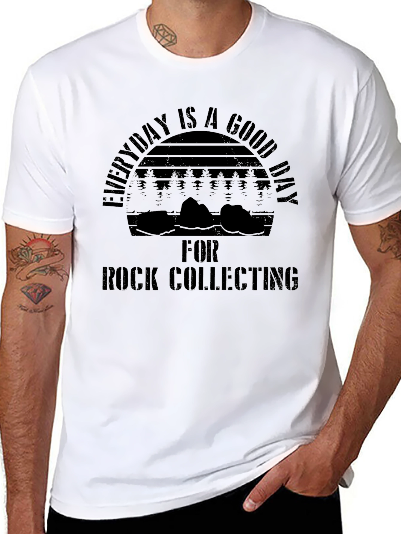 Everyday is a Good Day Rock Collecting T-Shirt