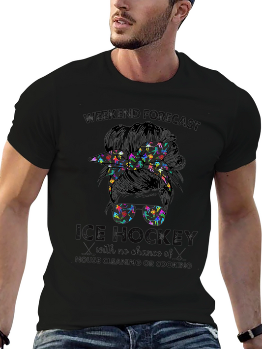 Ice Hockey Weekend Forecast T-Shirt