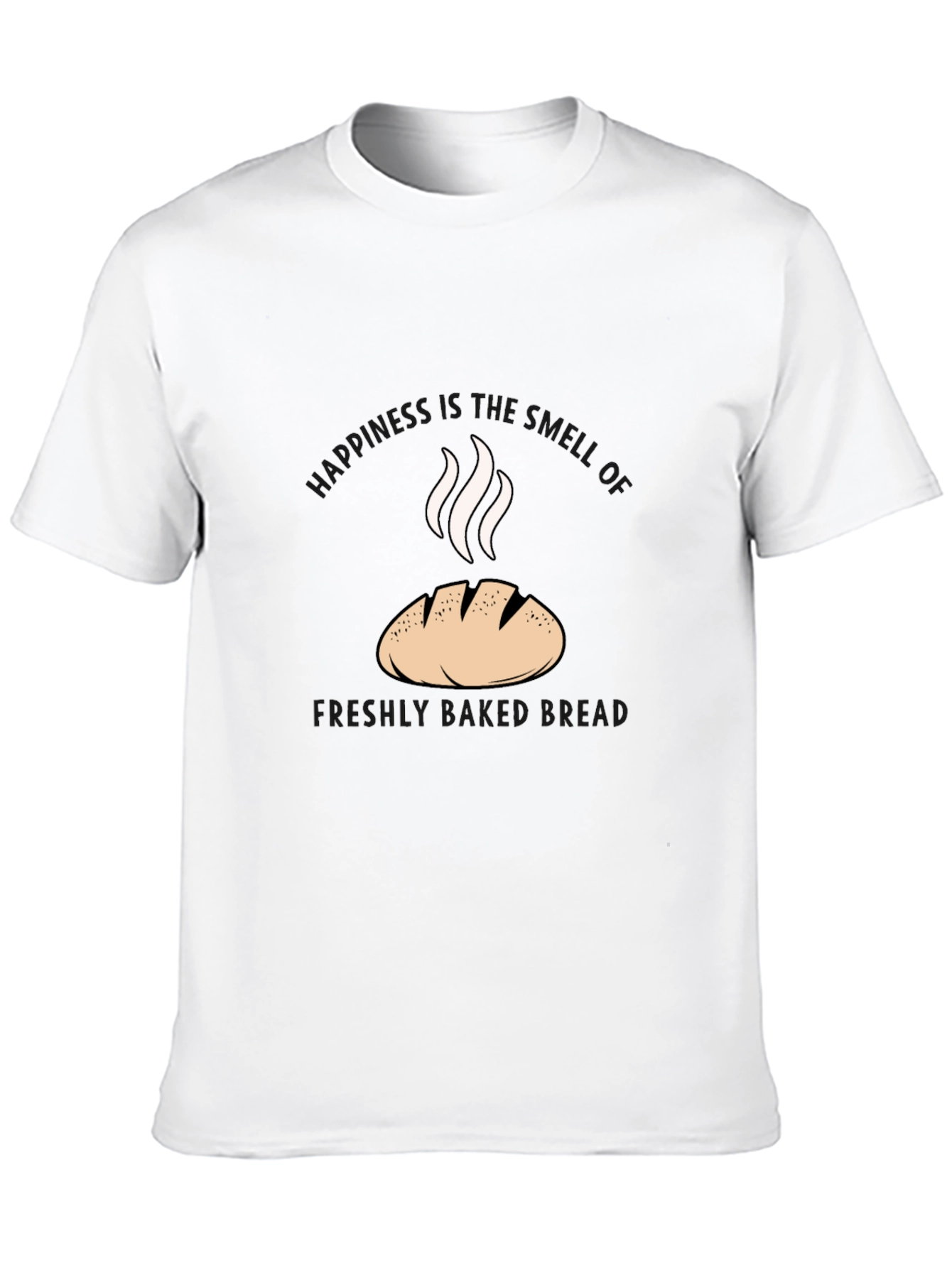 Freshly Baked Bread Graphic Tee - Black