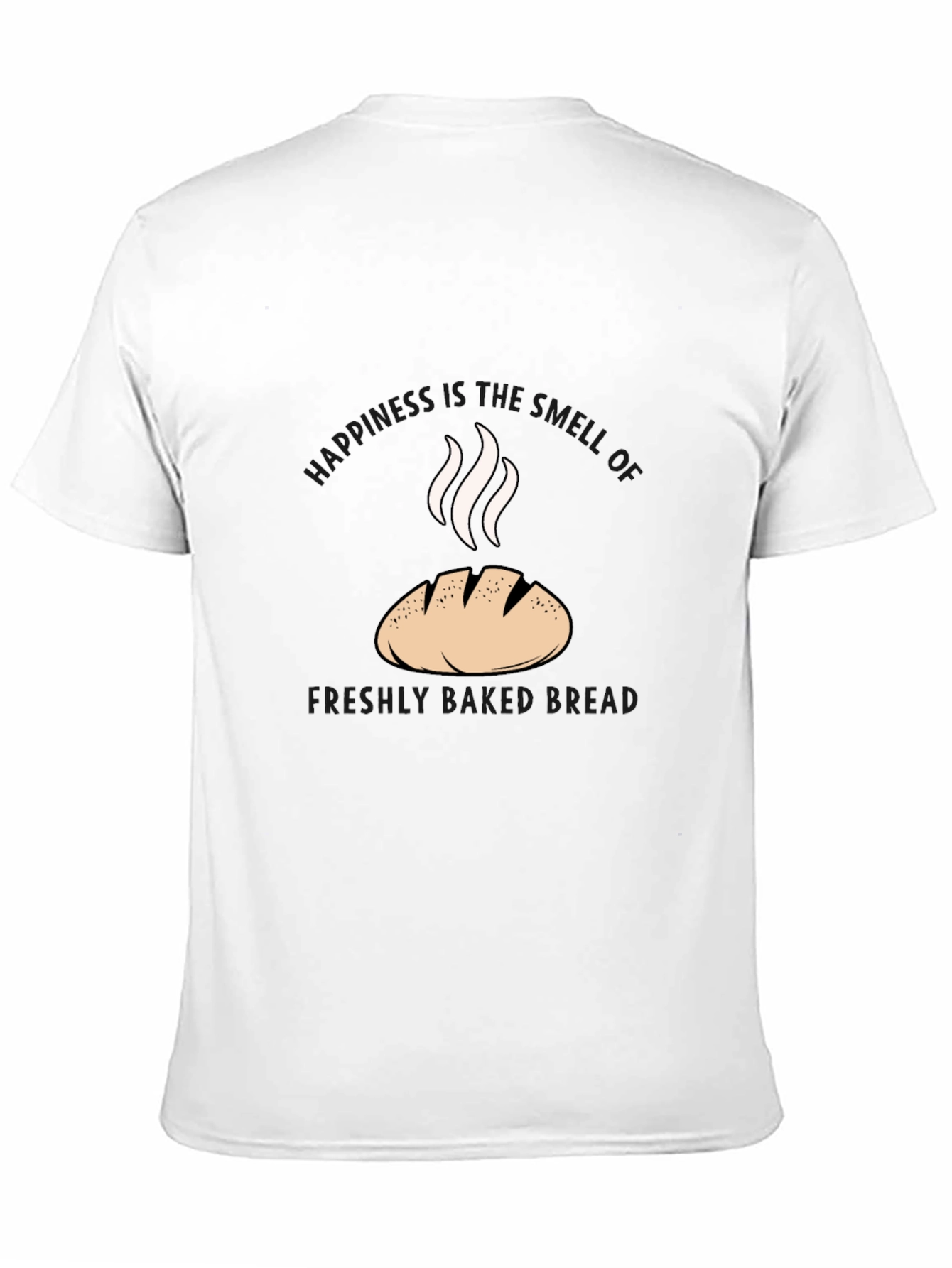 Freshly Baked Bread Graphic Tee - Black