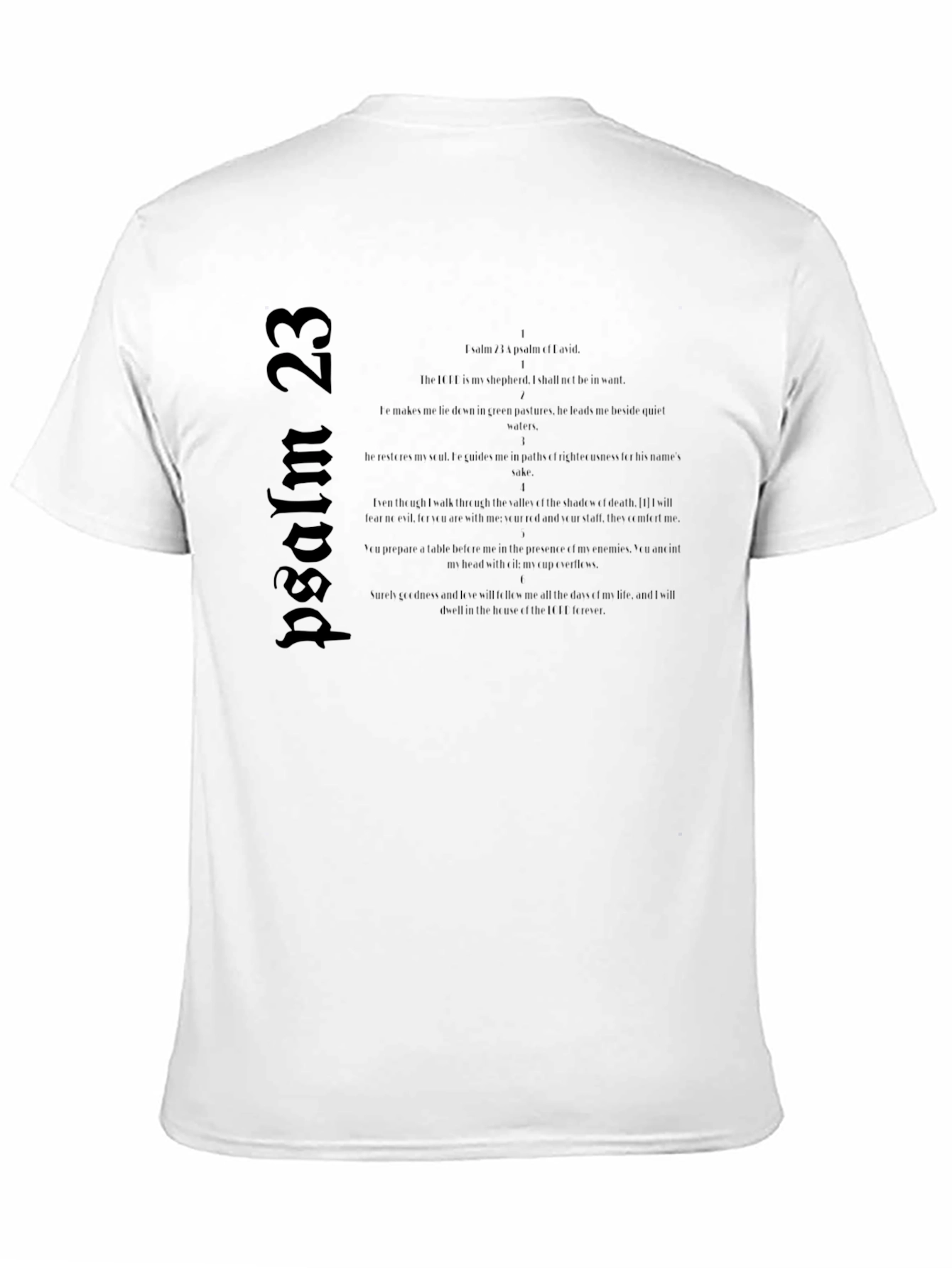 Psalm 23 Graphic T-Shirt