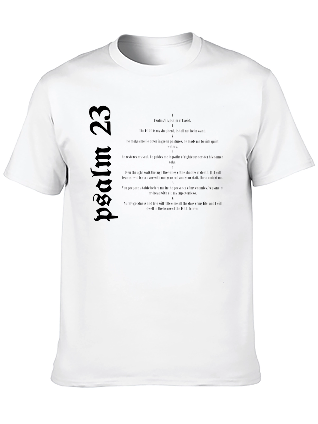 Psalm 23 Graphic T-Shirt