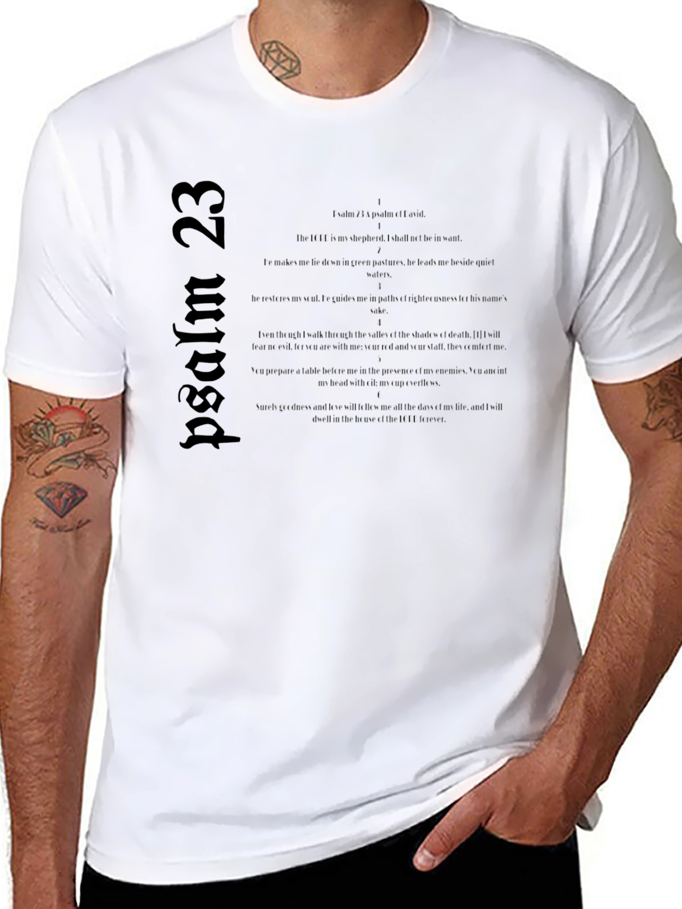 Psalm 23 Graphic T-Shirt