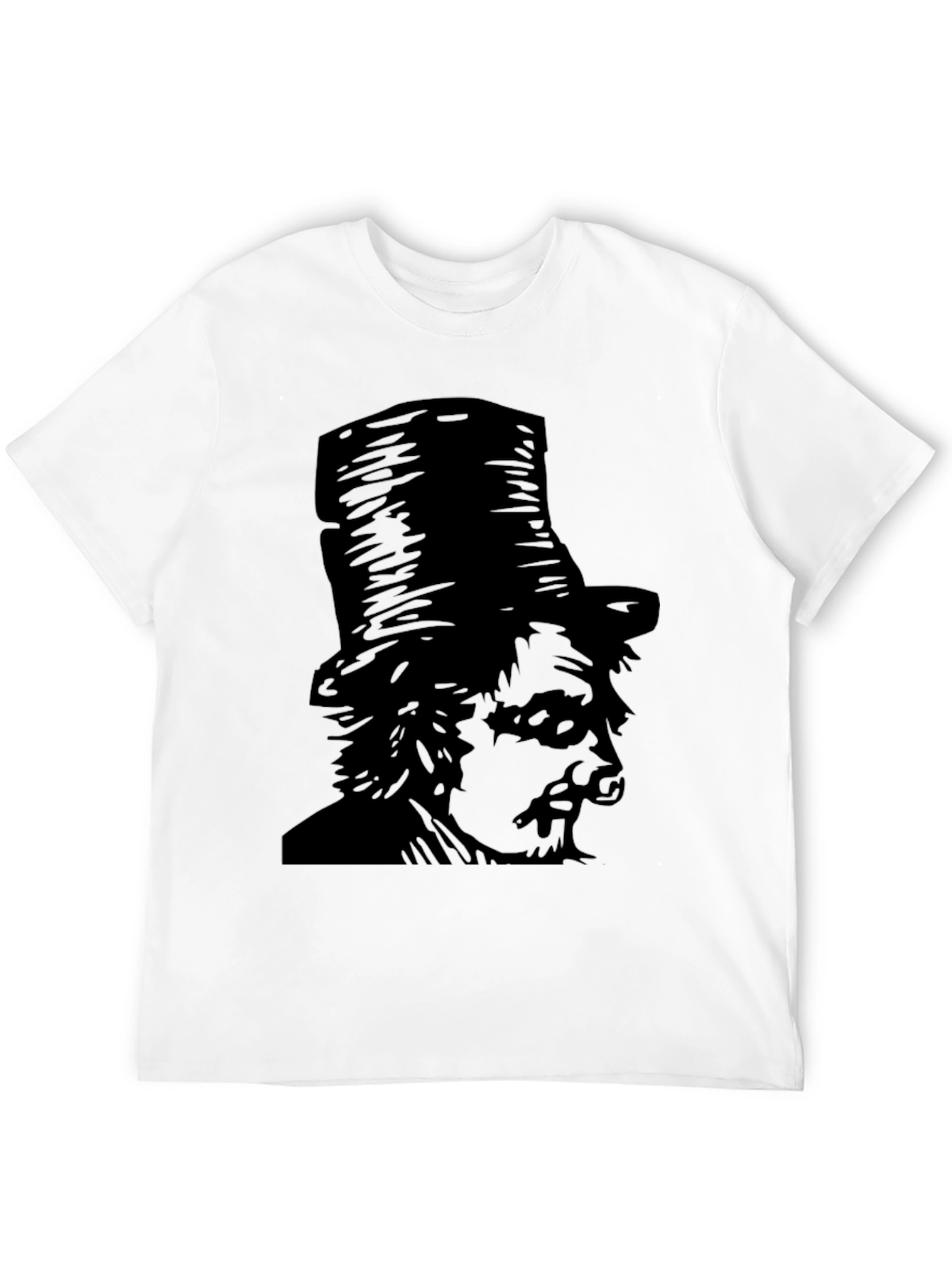 Top Hat Portrait T-Shirt