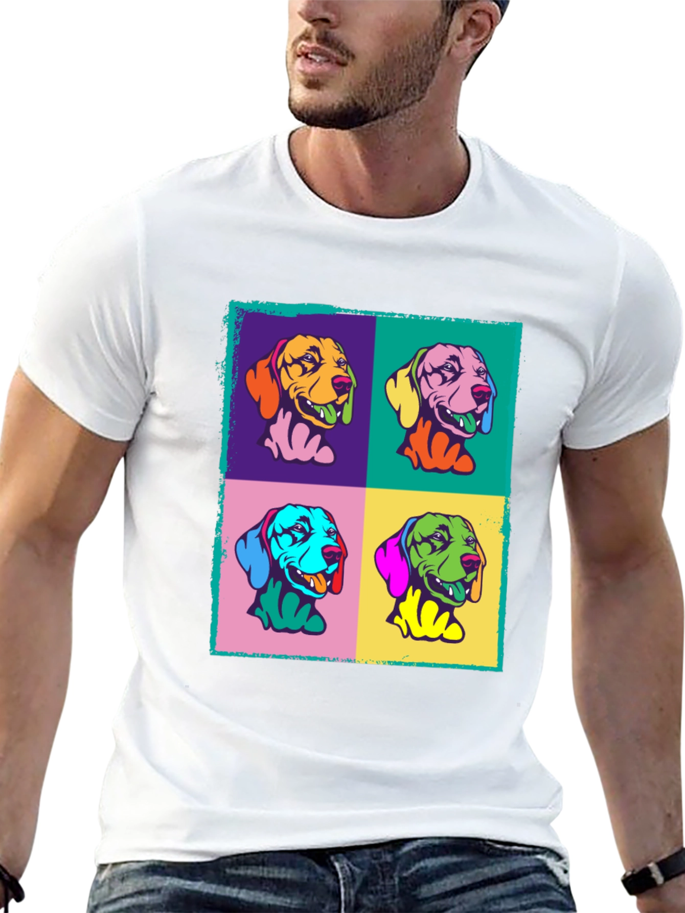 Pop Art Dogs Graphic Tee