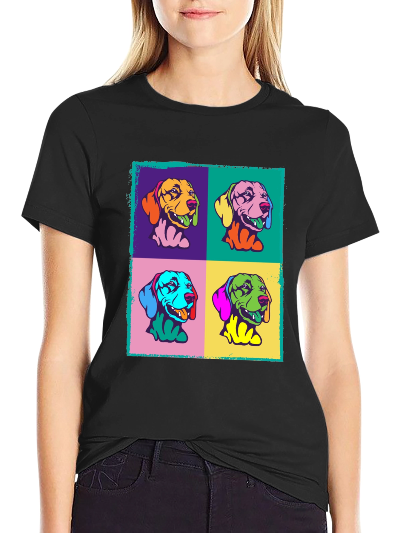 Pop Art Dogs Graphic Tee