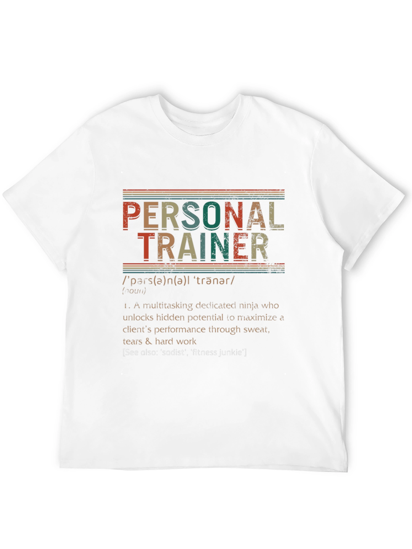 Personal Trainer Definition T-Shirt - Workout Gift