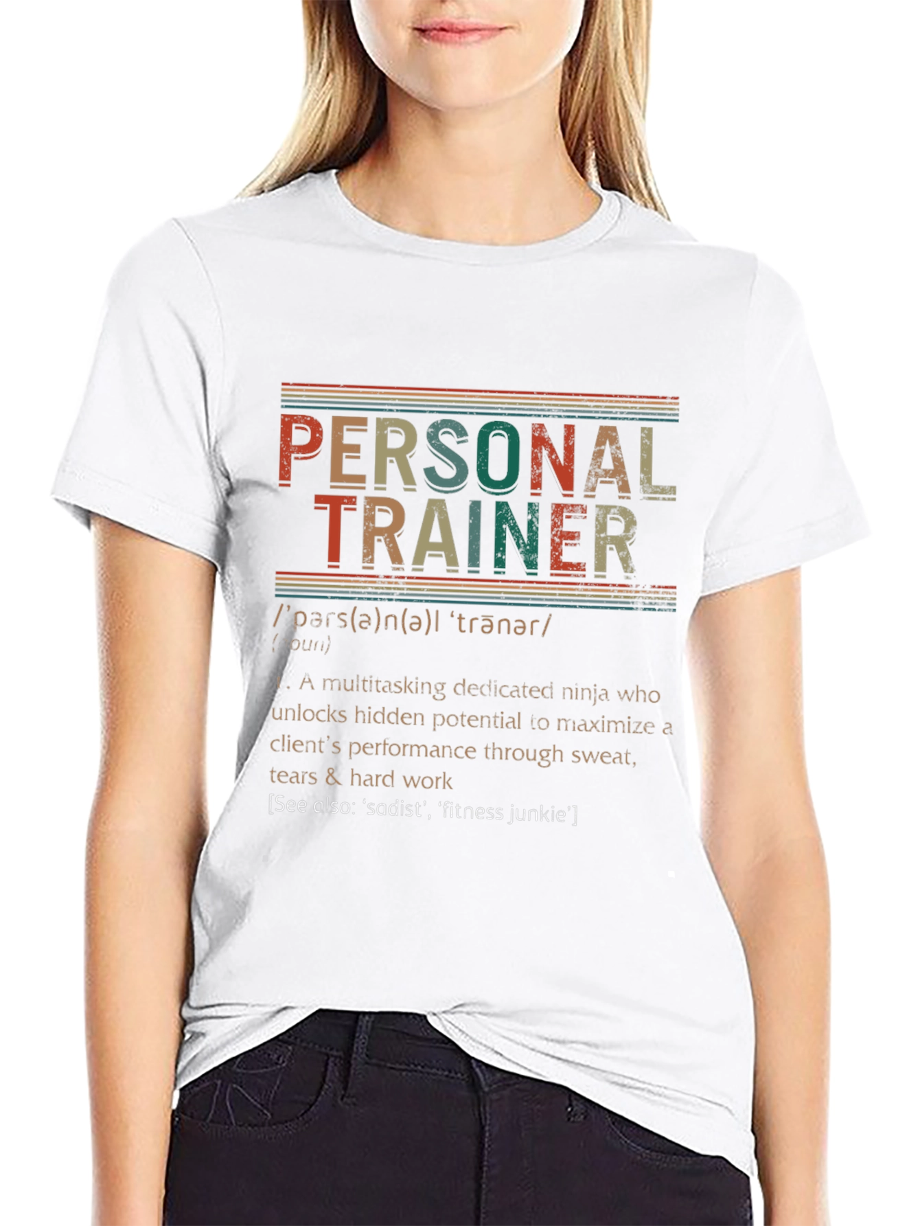 Personal Trainer Definition T-Shirt - Workout Gift