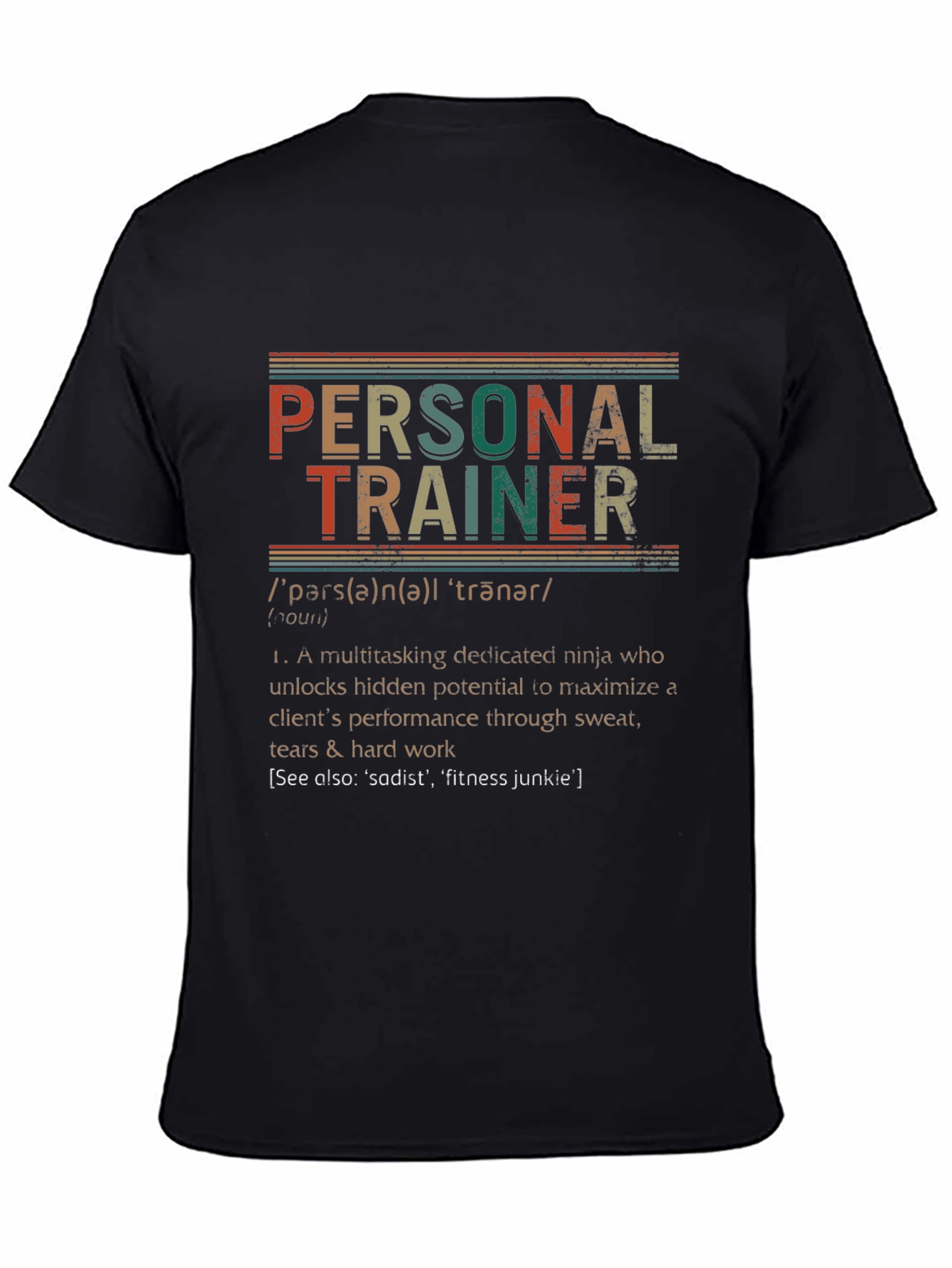 Personal Trainer Definition T-Shirt - Workout Gift