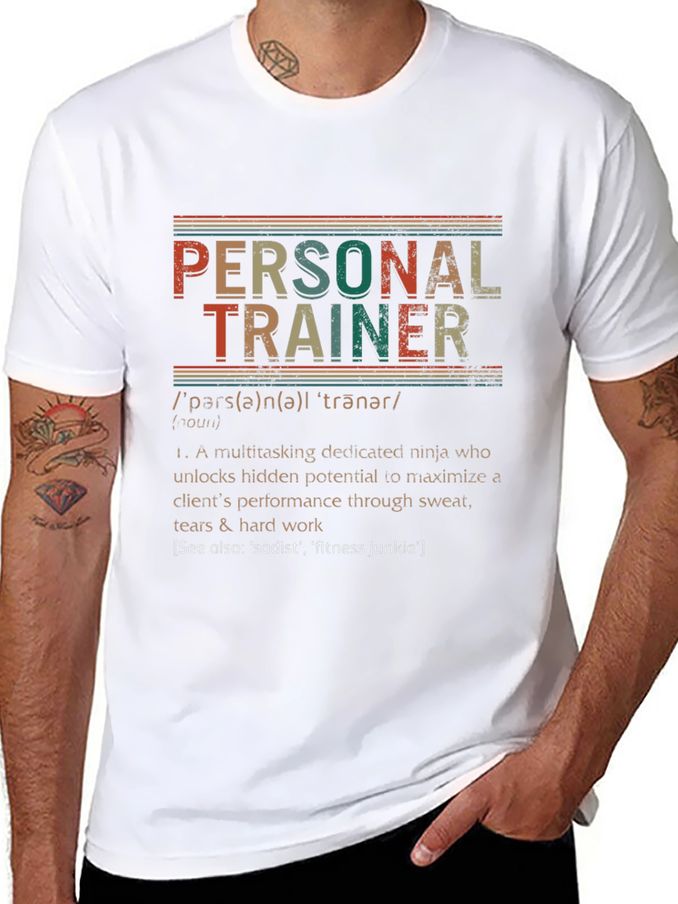 Personal Trainer Definition T-Shirt - Workout Gift
