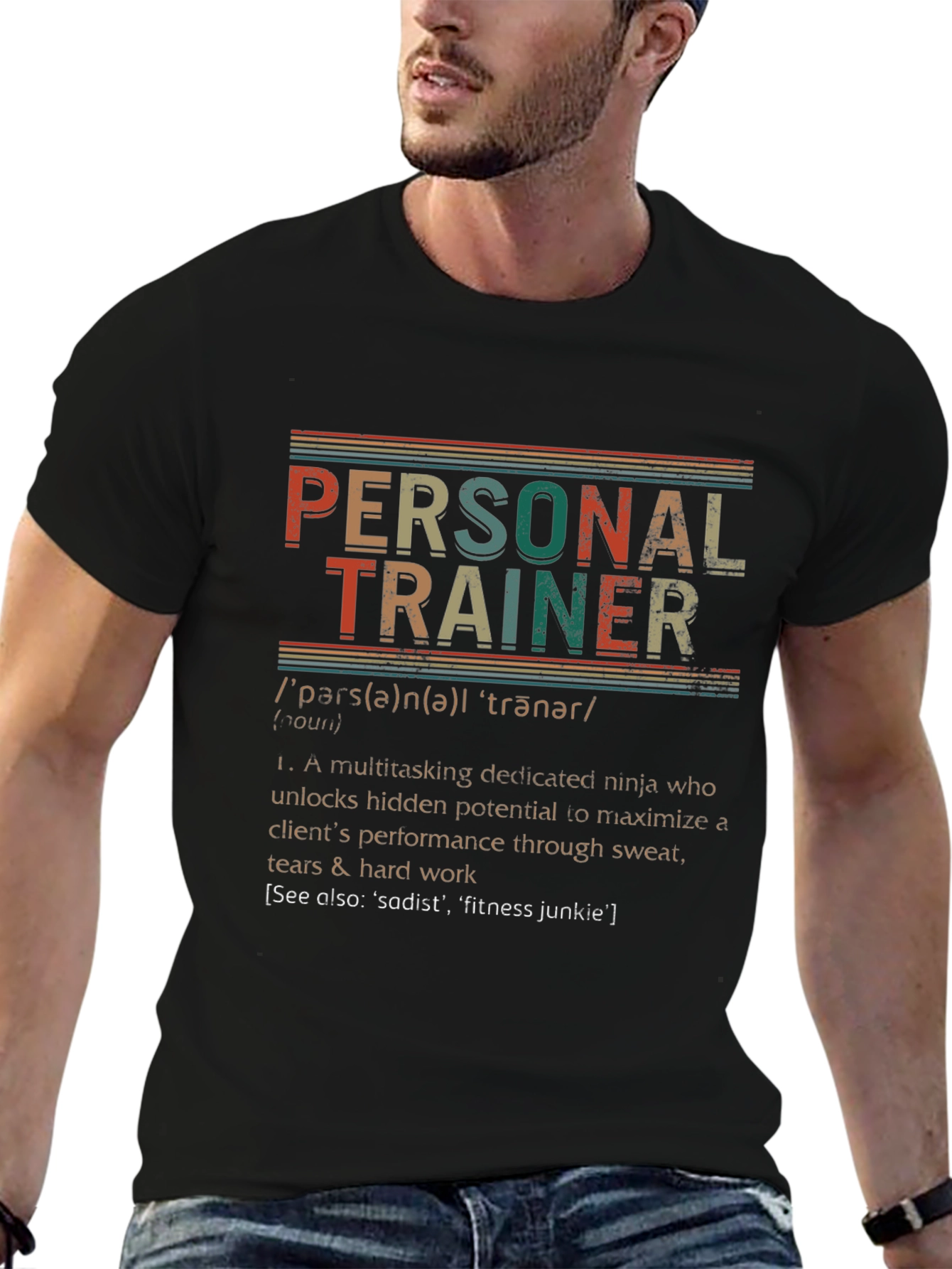 Personal Trainer Definition T-Shirt - Workout Gift