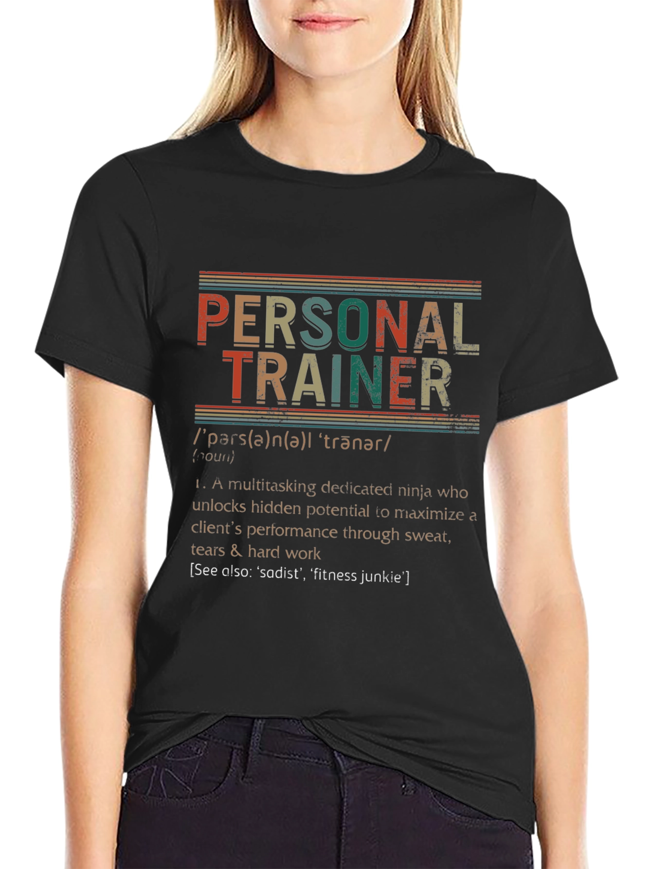 Personal Trainer Definition T-Shirt - Workout Gift