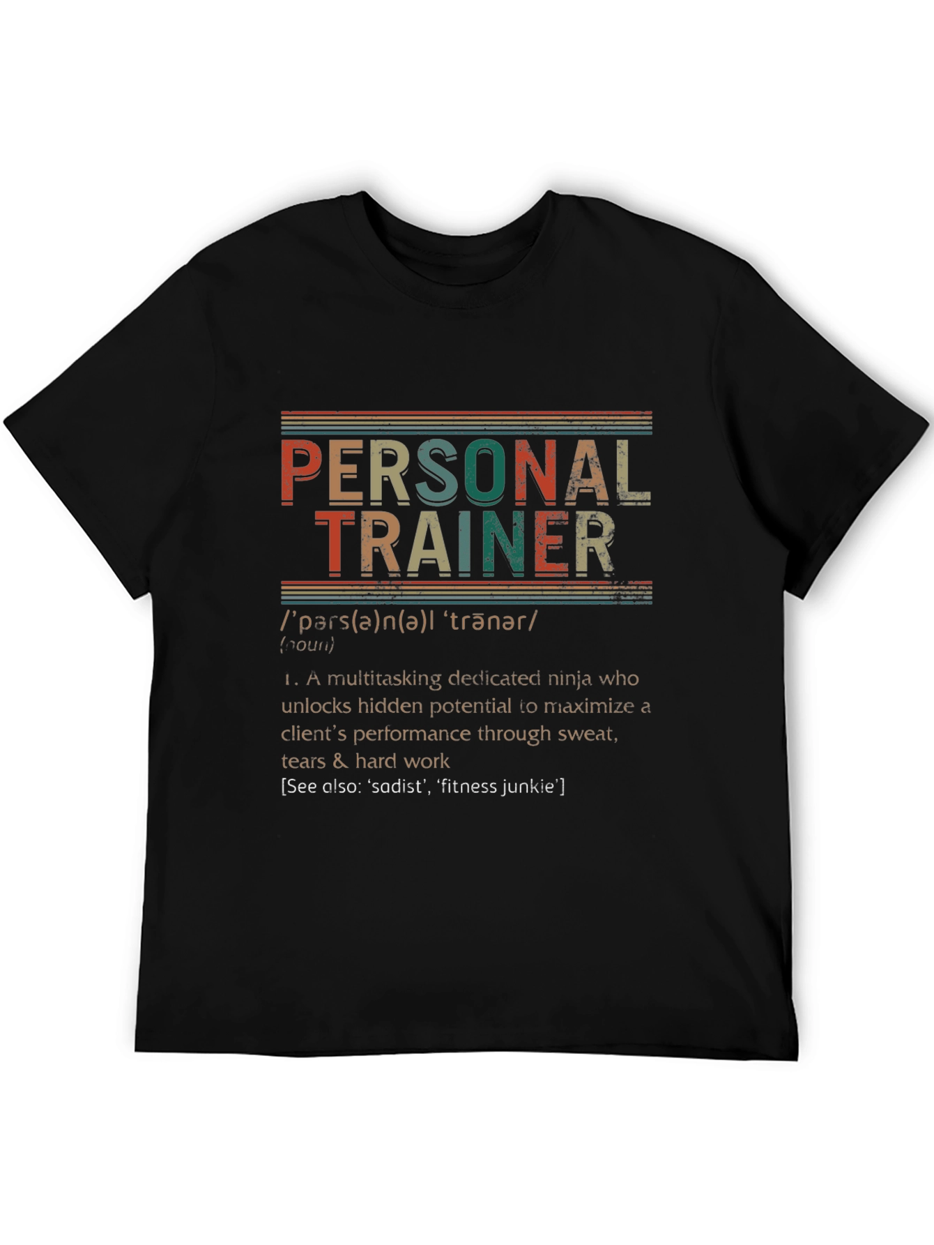 Personal Trainer Definition T-Shirt - Workout Gift