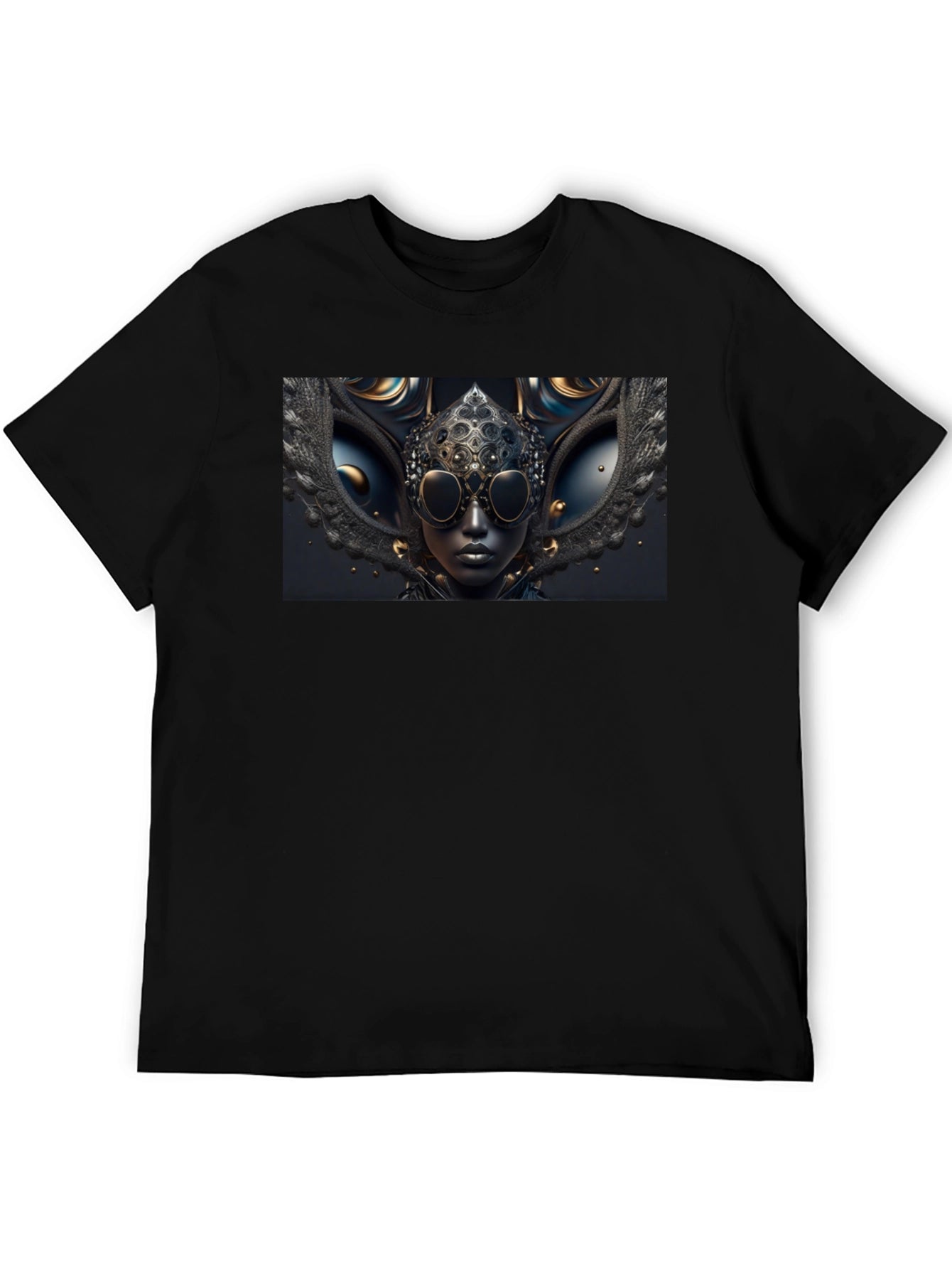 Steampunk Art Black T-Shirt