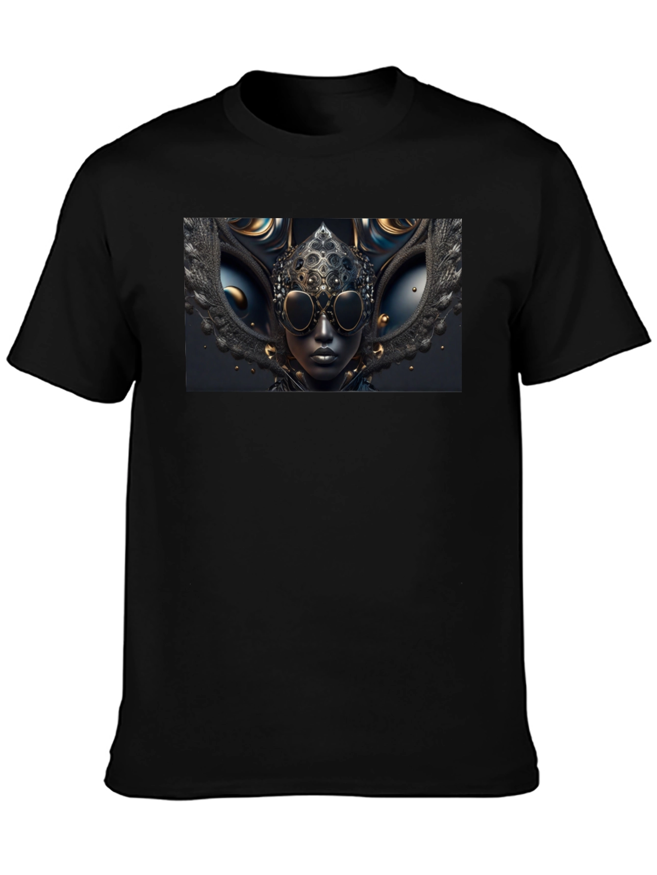 Steampunk Art Black T-Shirt