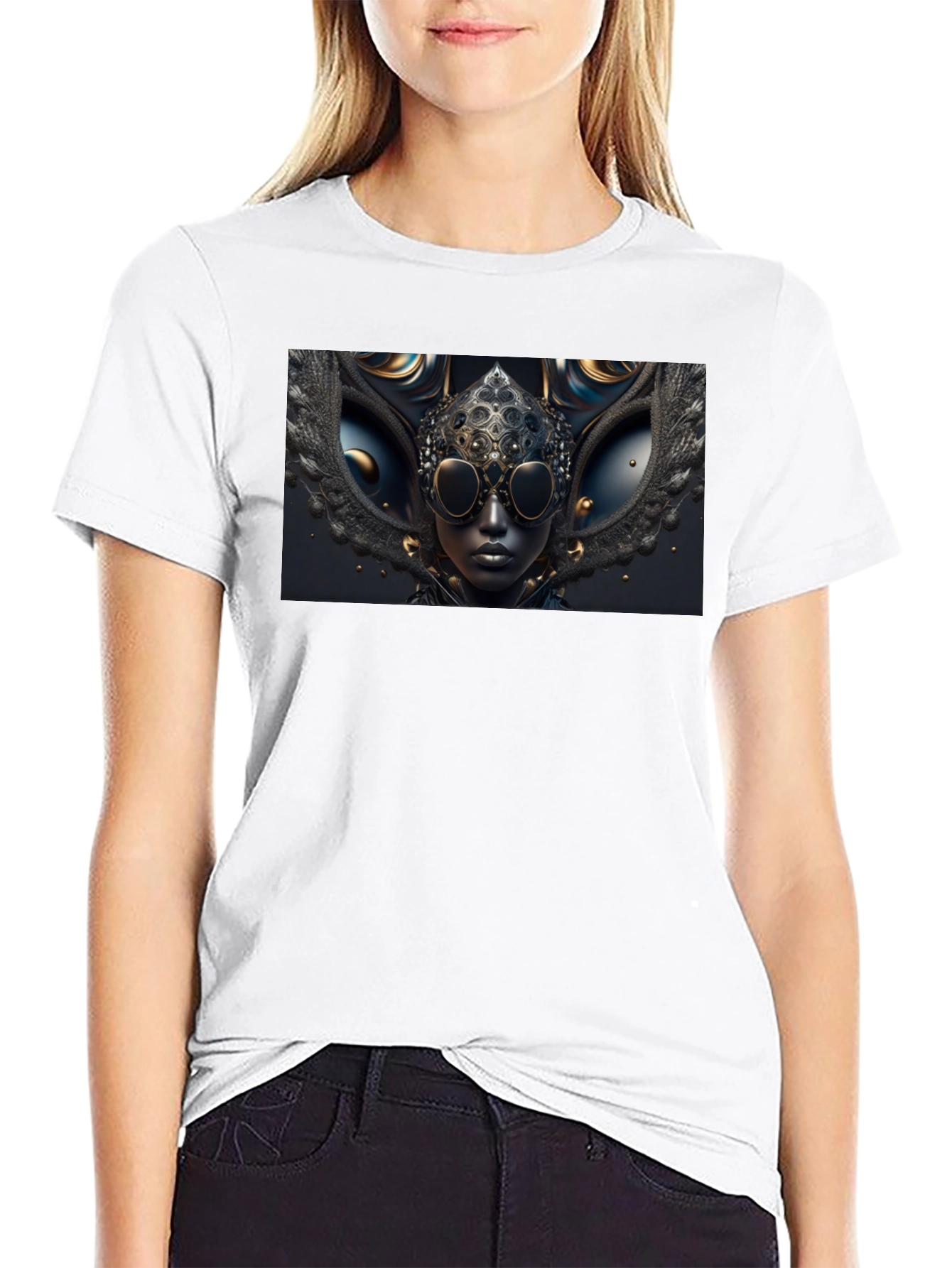 Steampunk Art Black T-Shirt