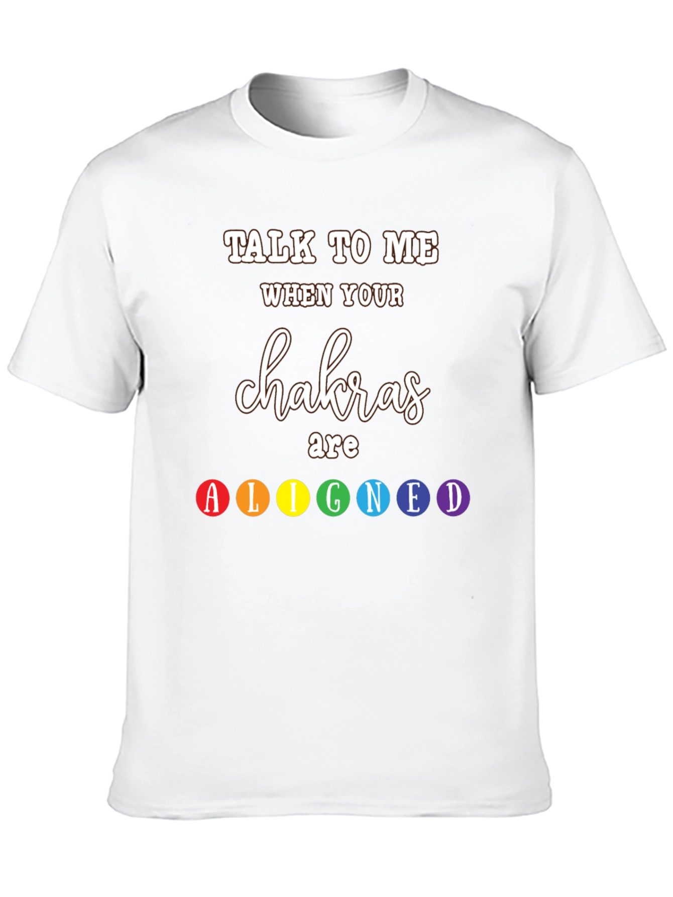 Aligned Chakras Graphic Tee - Black T-Shirt
