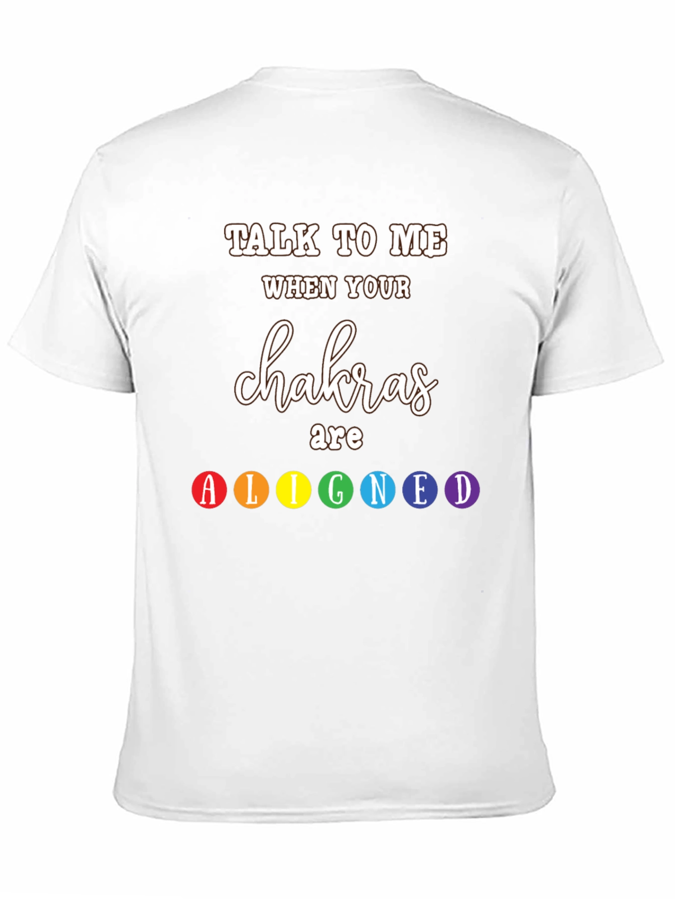 Aligned Chakras Graphic Tee - Black T-Shirt