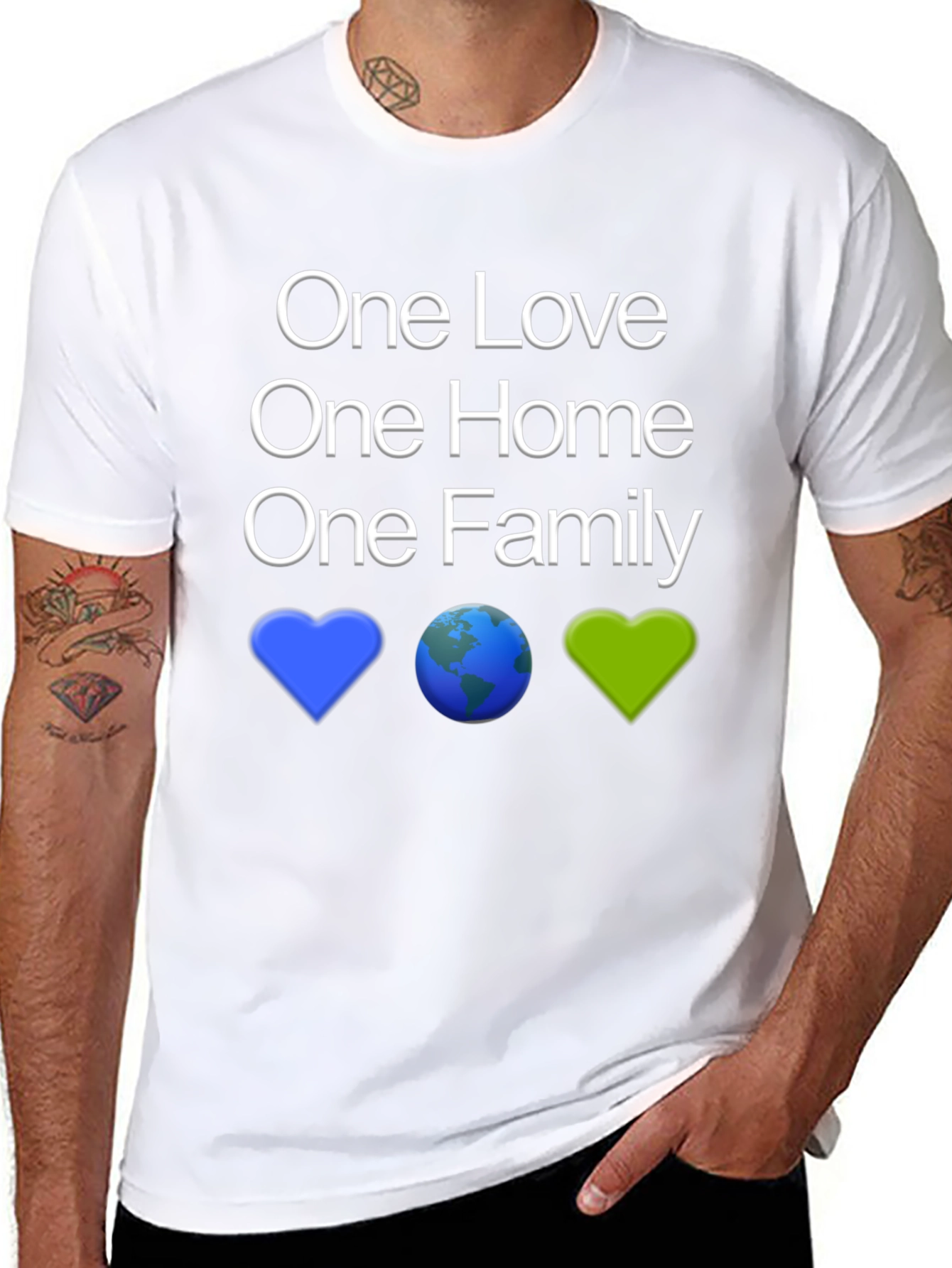 One Love Family Graphic Tee