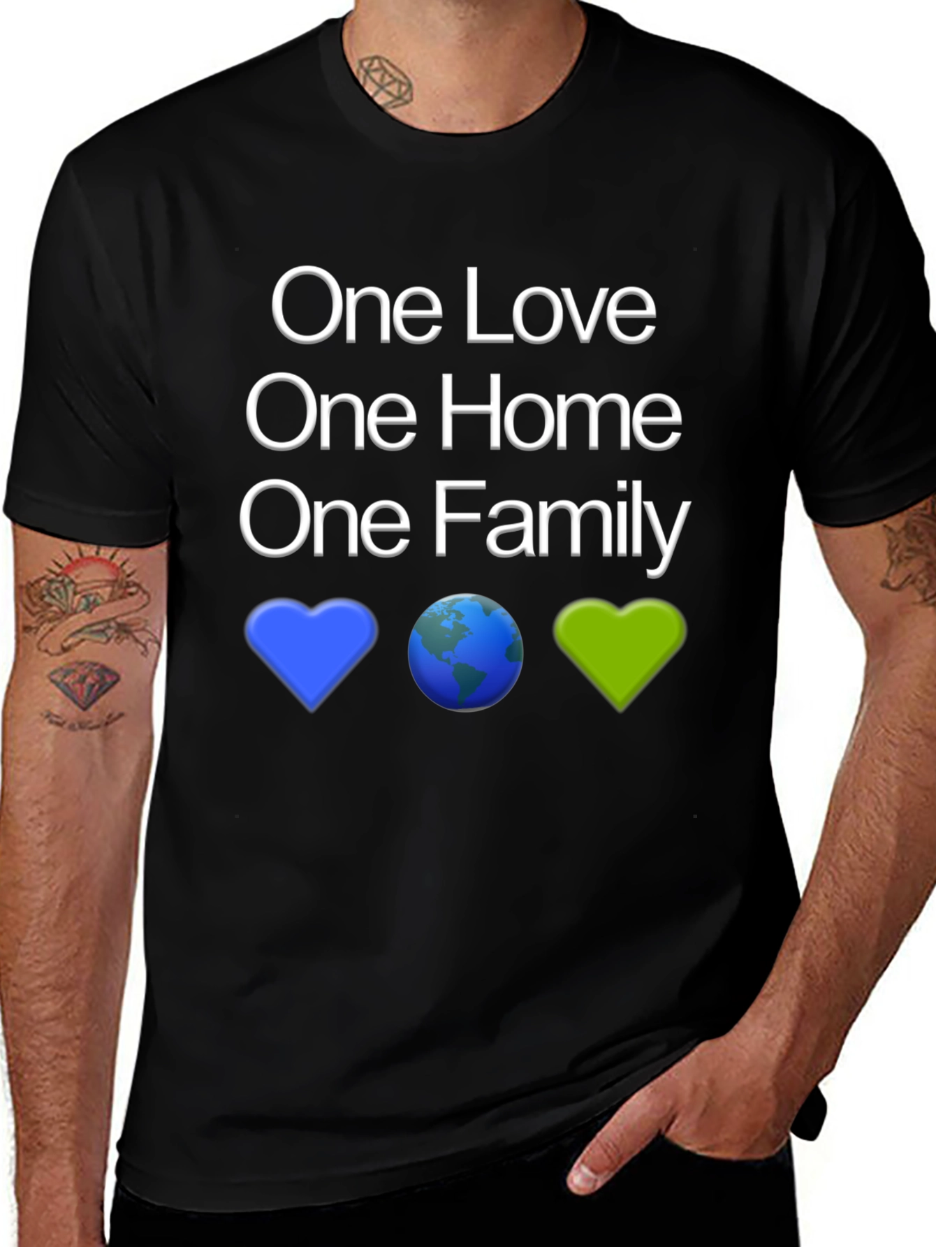 One Love Family Graphic Tee