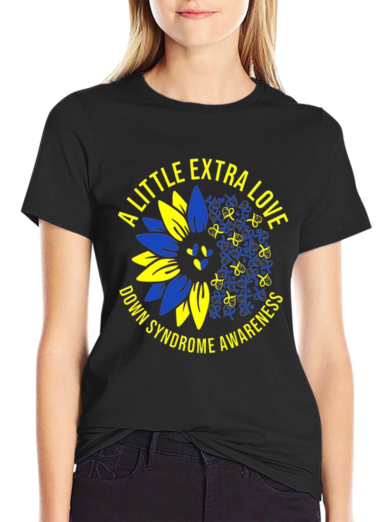 Down Syndrome Awareness Sunflower T-Shirt