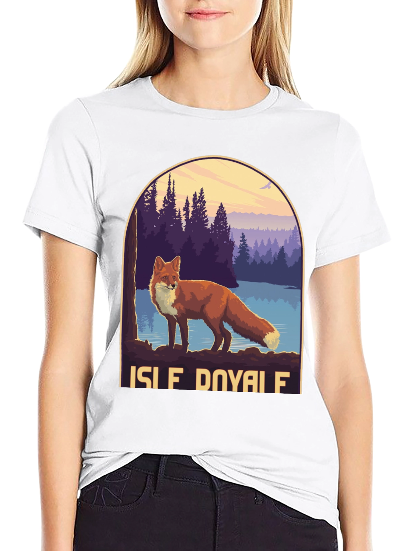 Isle Royale Fox Graphic T-Shirt