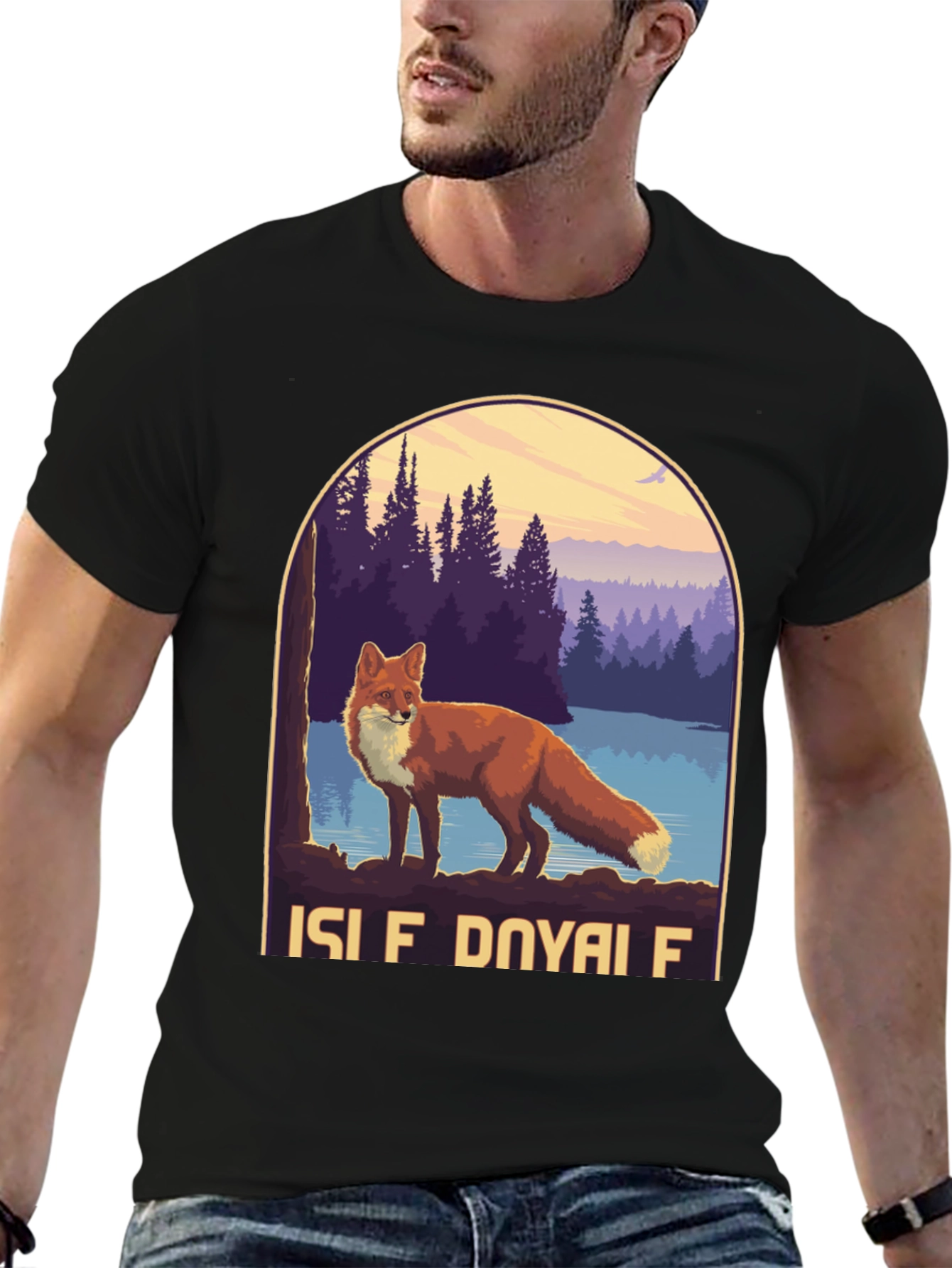 Isle Royale Fox Graphic T-Shirt