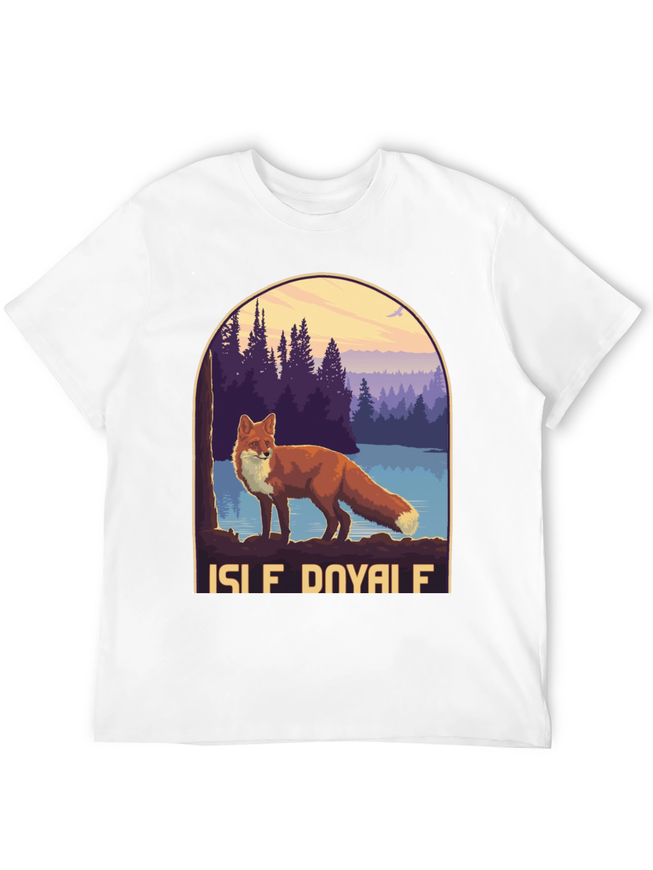 Isle Royale Fox Graphic T-Shirt