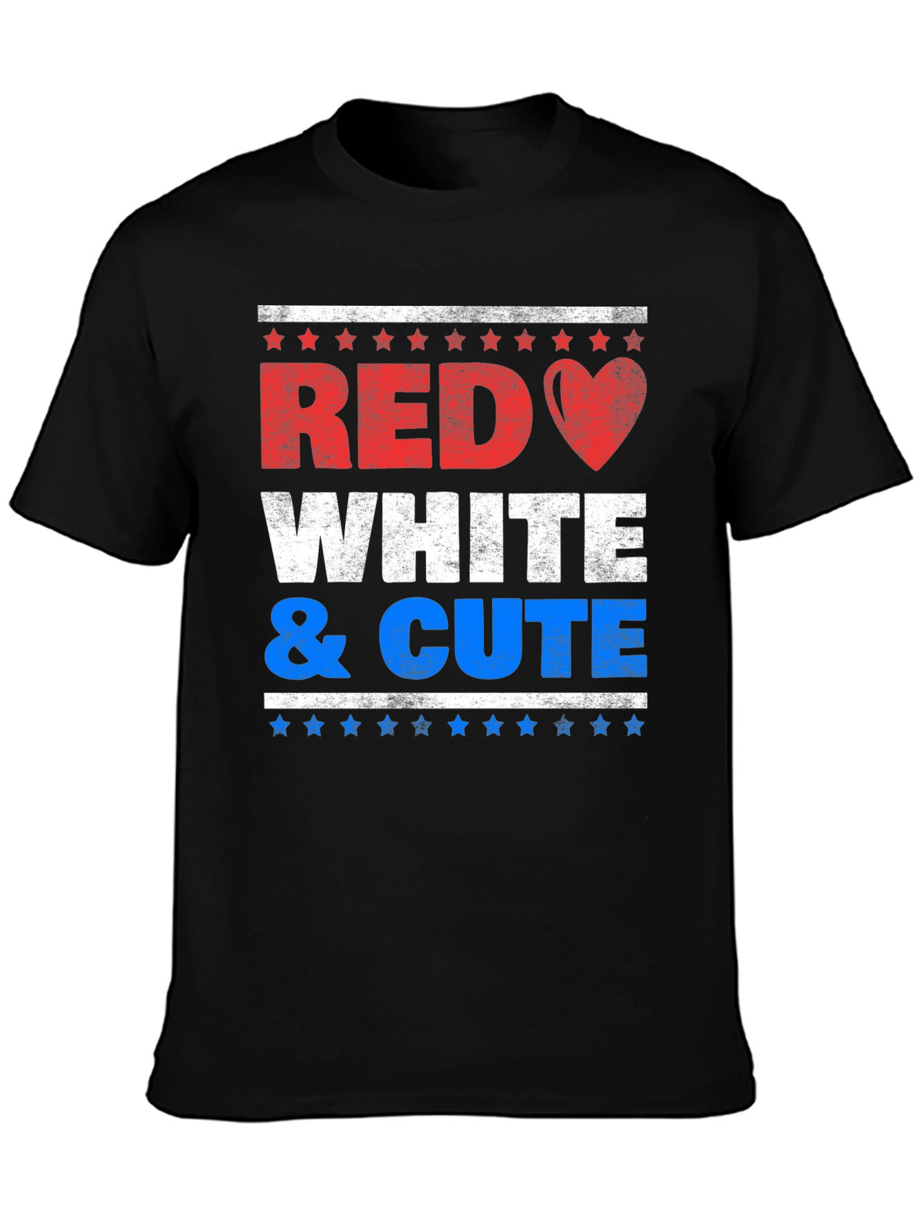 Red White & Cute Patriotic T-Shirt
